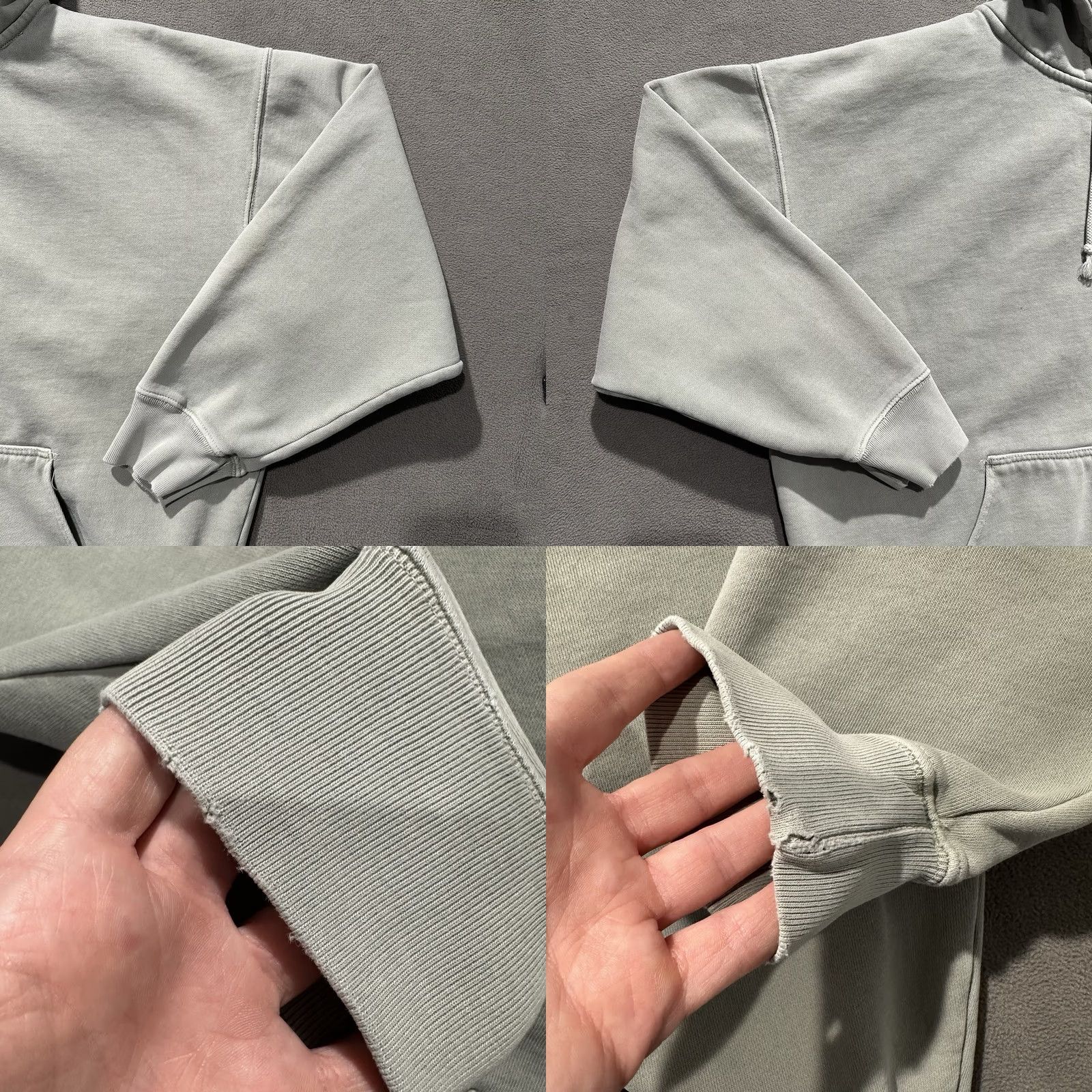 Brandy Melville Brandy Melville Sweatshirt Womens One Size Light Green/Gray Heavy Oversized GUC Size ONE SIZE - 8 Thumbnail