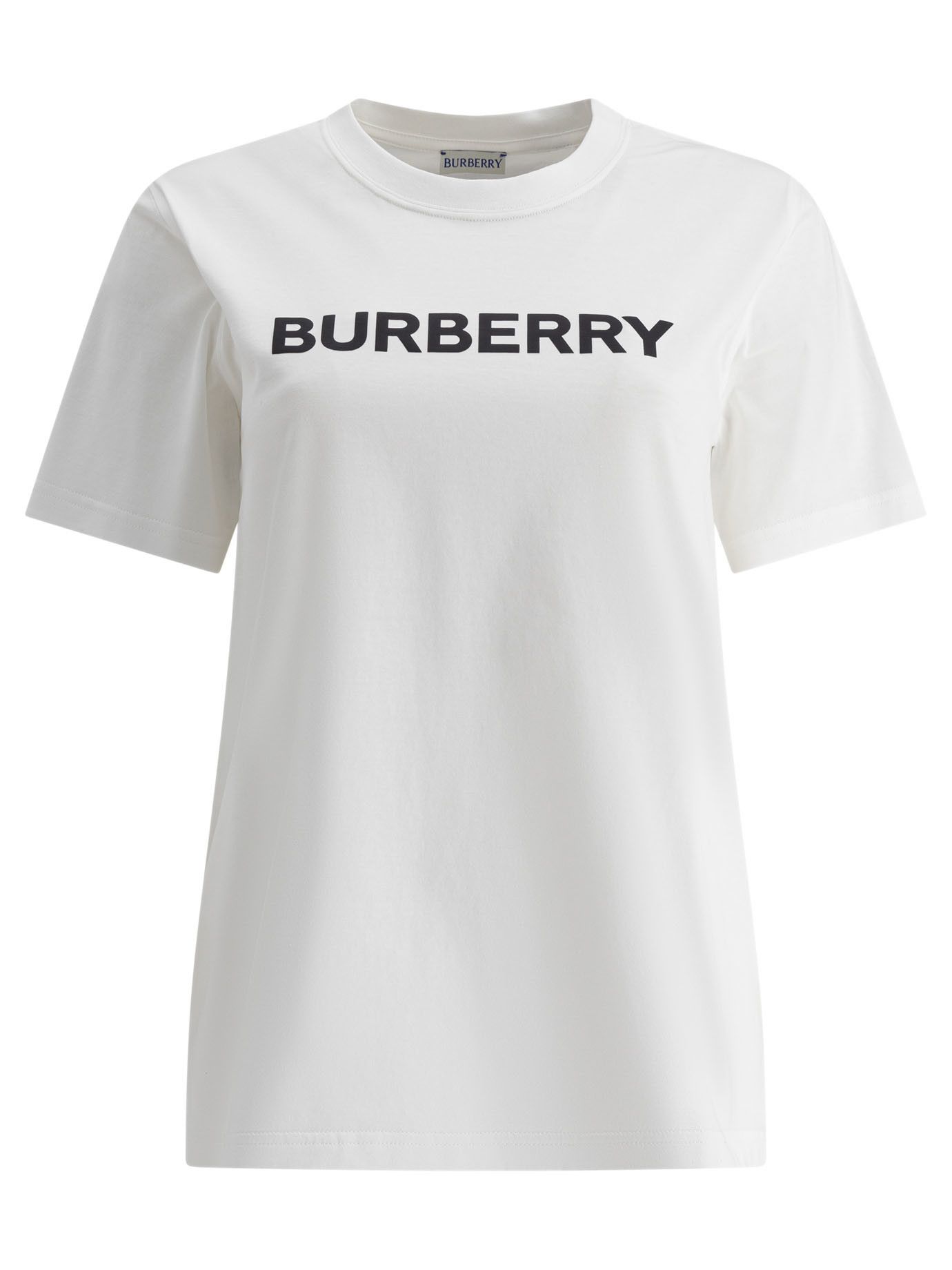 Burberry Crew-Neck T-Shirt With Logo Size XS / US 0-2 / IT 36-38 - 1 Thumbnail