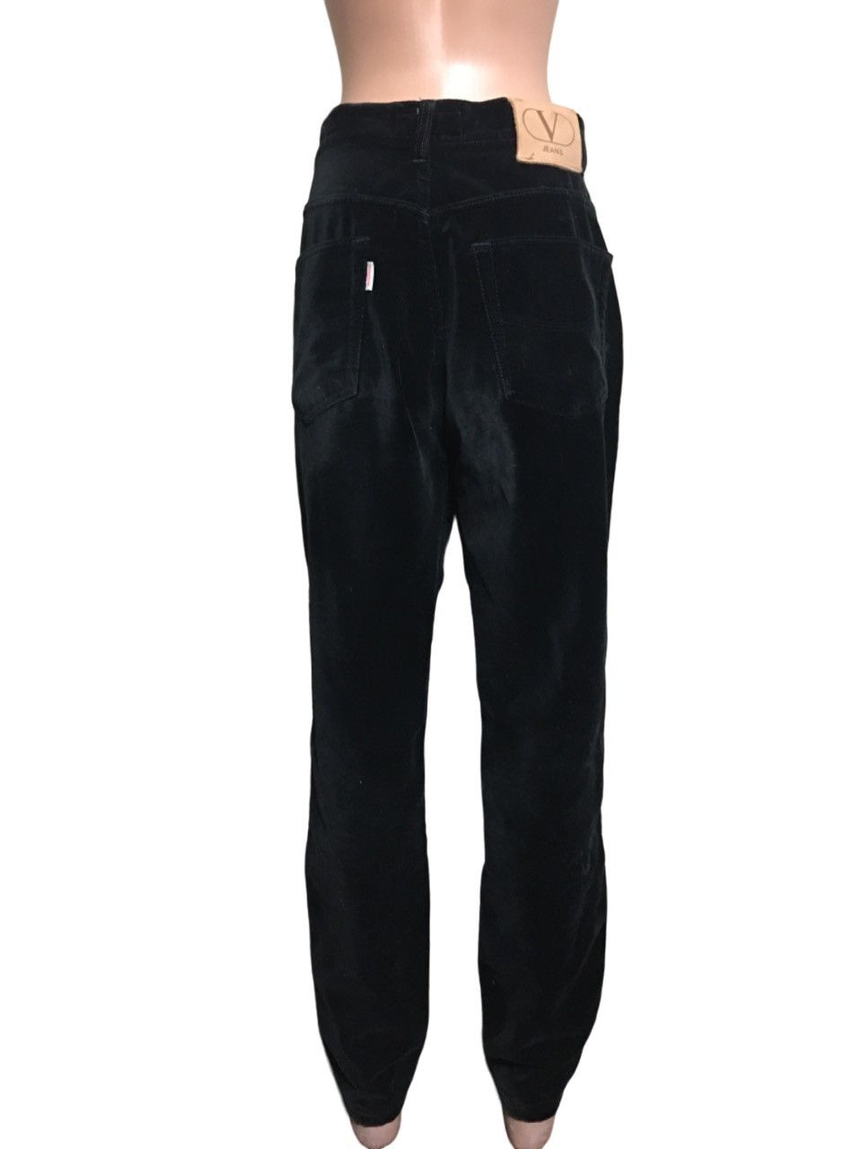 Valentino Valentino Jeans Black Velvet Style Pants Size 34 Size 34" / US 12 / IT 48 - 3 Thumbnail