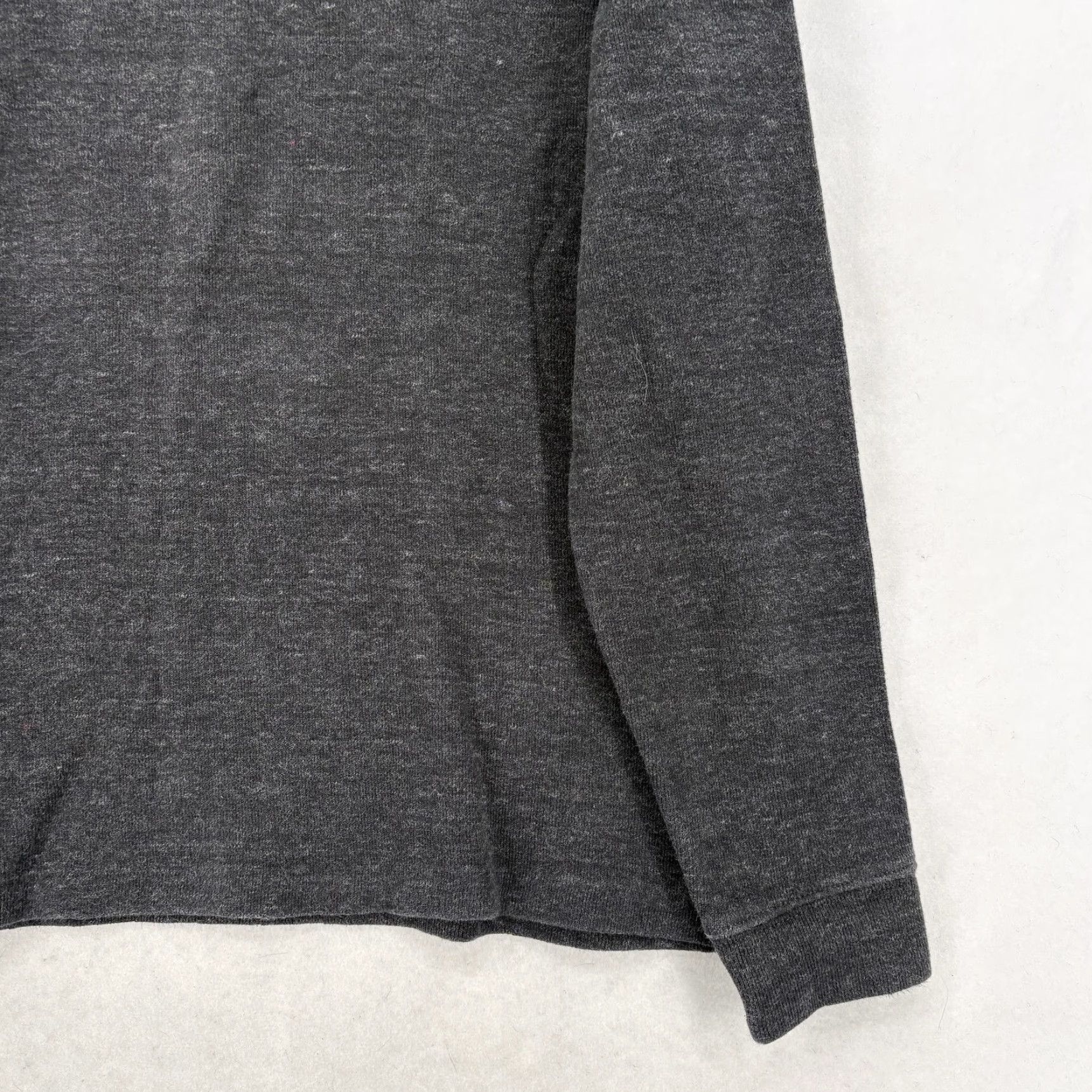 Polo Ralph Lauren Polo Ralph Lauren Sweater Mens Large Gray 1/4 Zip Mock Neck Knit Pullover Pony Size US L / EU 52-54 / 3 - 3 Thumbnail