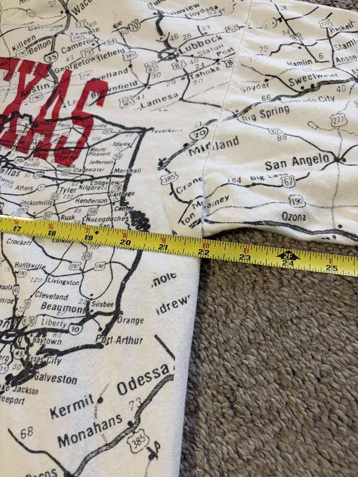 Other Vintage 90s Texas Shirt Size XL Single Stitch All Over Print Size US XL / EU 56 / 4 - 6 Thumbnail