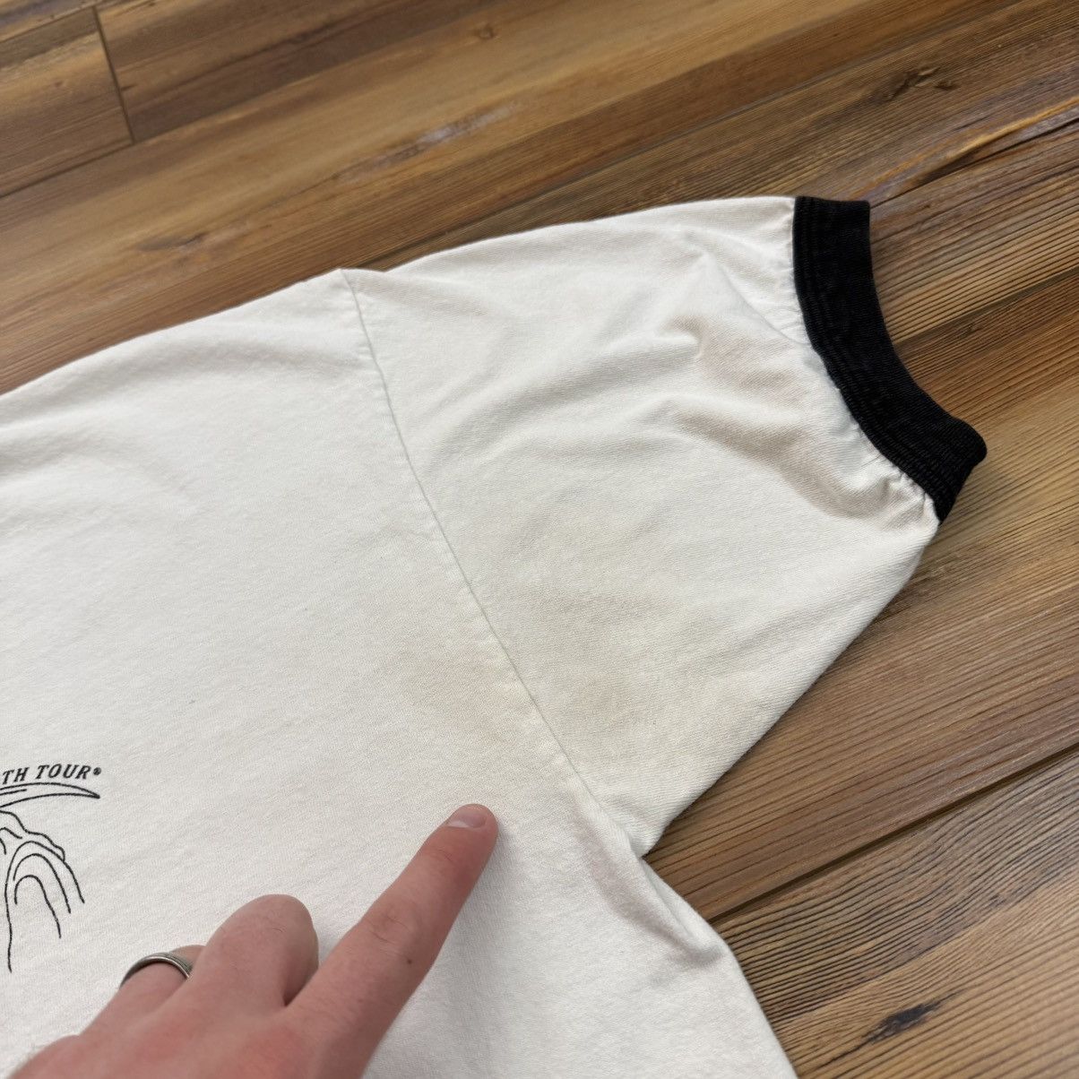 Fuck The Population White FTP Death Tour Ringer Tee Shirt 2015 Size US XL / EU 56 / 4 - 6 Thumbnail