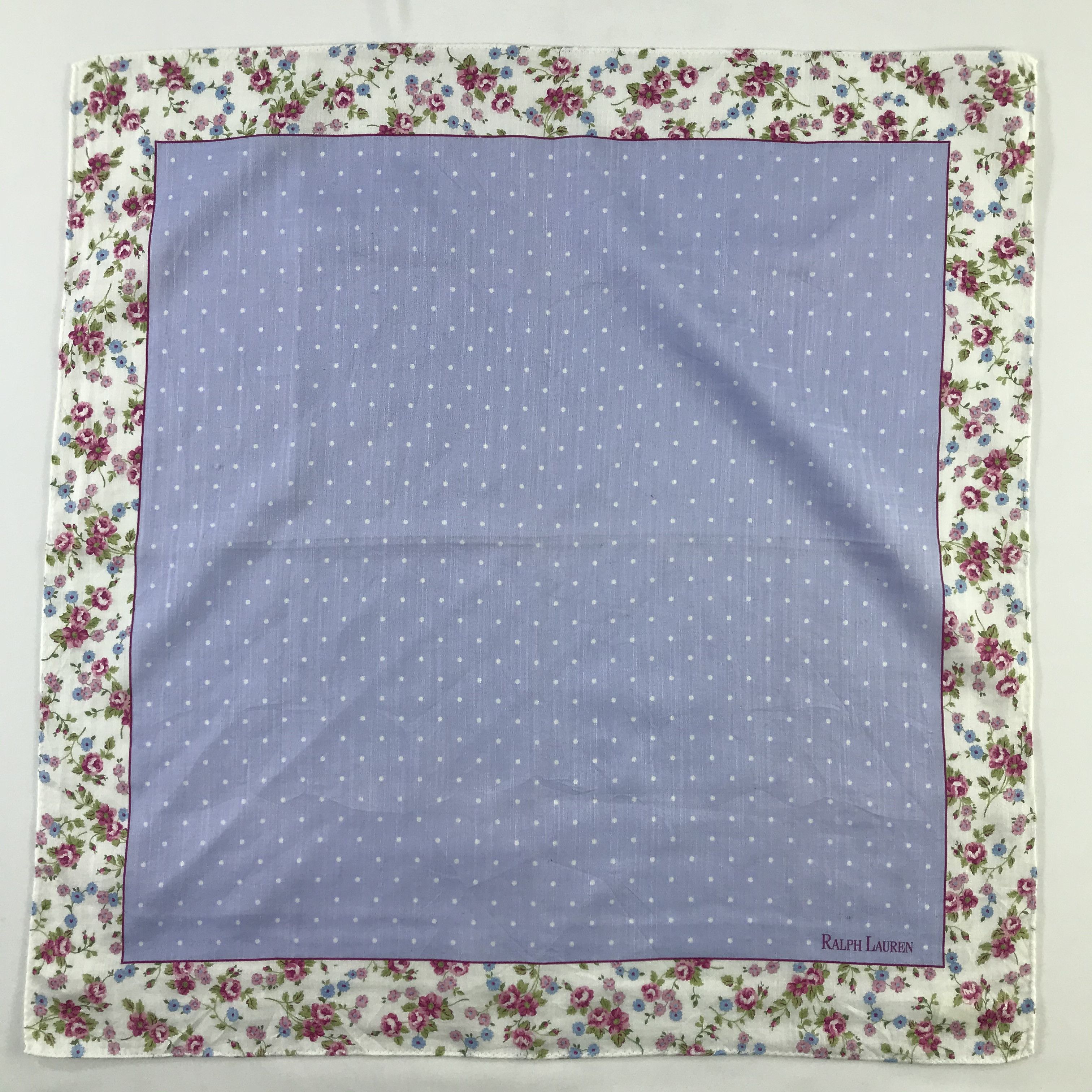 Ralph Lauren × Vintage Ralph Lauren Bandana / Handkerchief / Neckerchief - S378 Size ONE SIZE - 1 Thumbnail