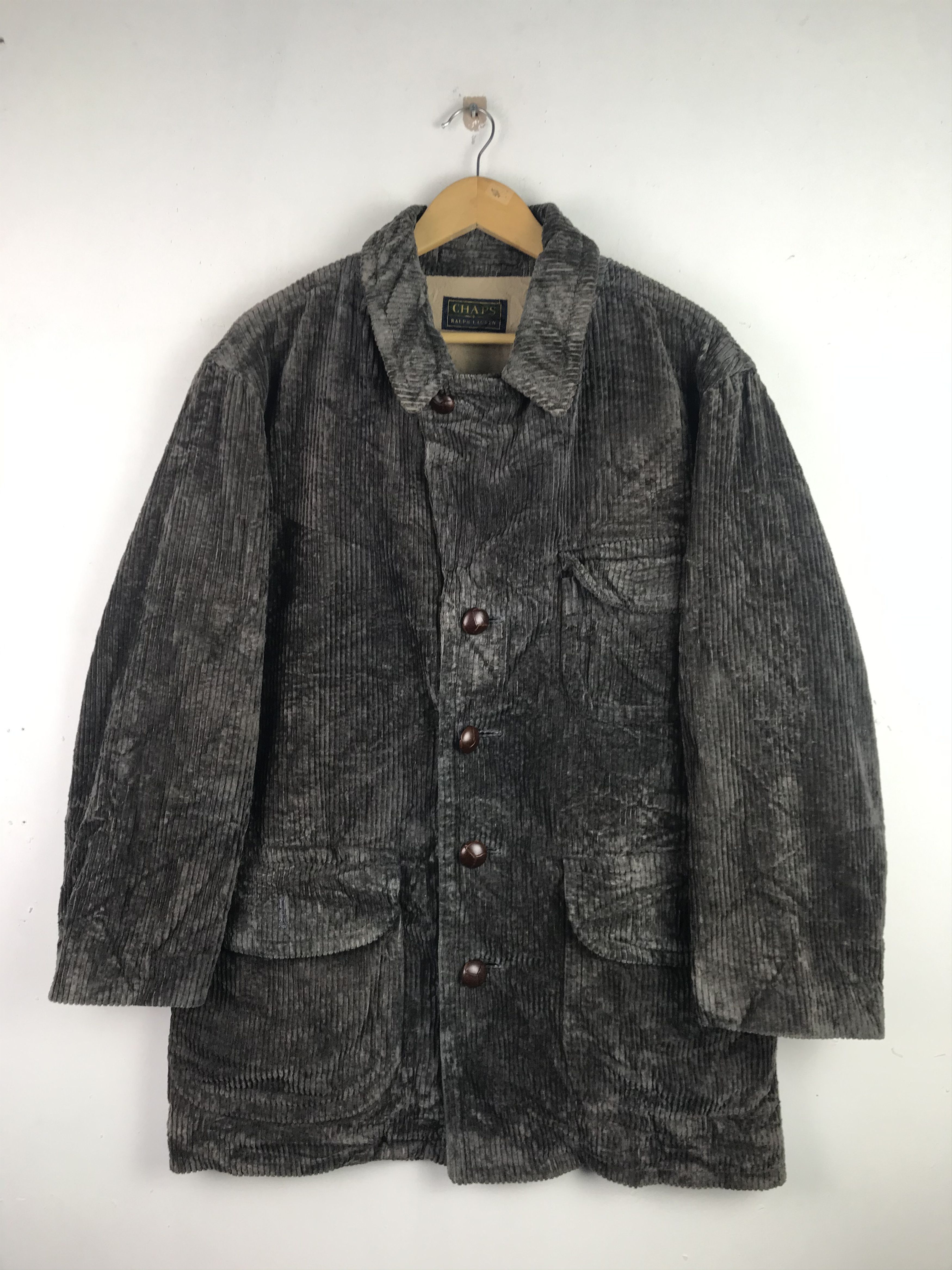 image of Chaps Ralph Lauren Vintage Chaps Polo Ralph Laurent Corduroy Jacket, Men's (Size XL)