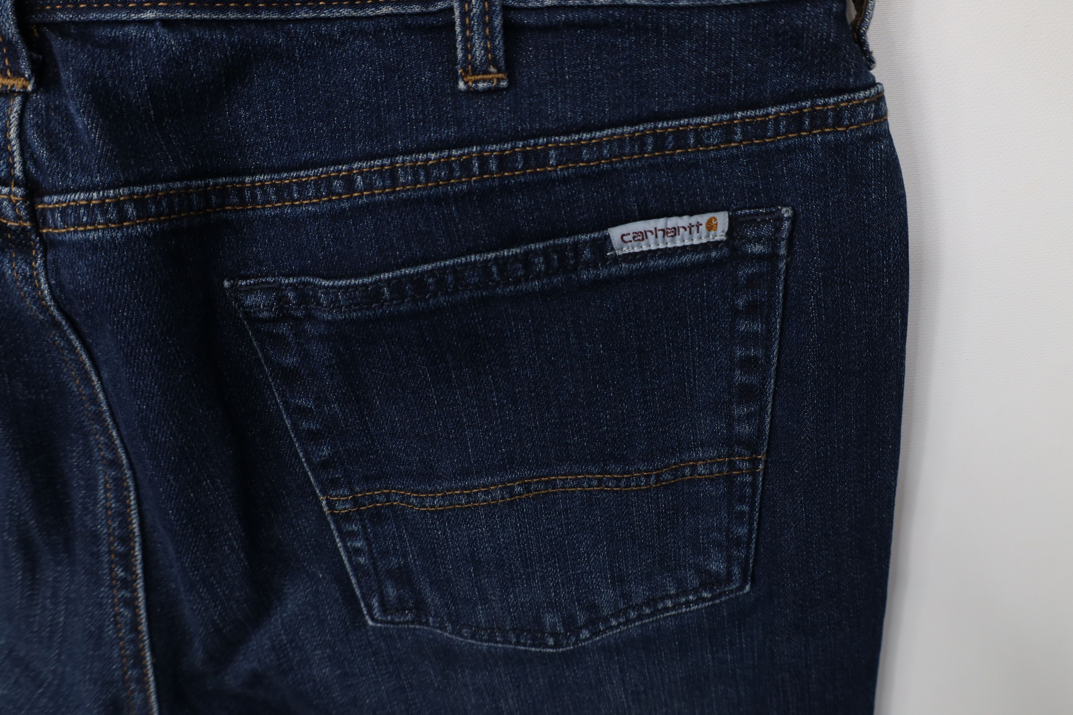 Carhartt Vintage Carhartt Short Original Flared Straight Leg Jeans Size 36" / US 14 / IT 50 - 12 Thumbnail