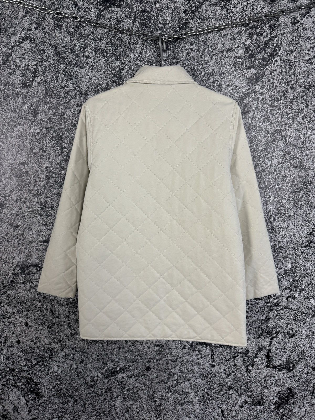 Orvis Women’s Orvis Quilted Jacket Cream Coat Button Up Size M Size M / US 6-8 / IT 42-44 - 10 Thumbnail