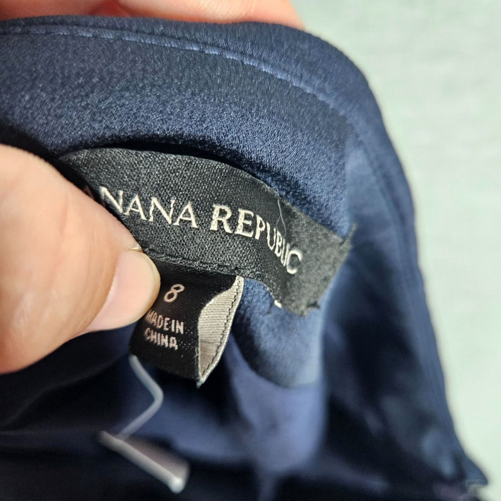 Banana Republic Banana Republic Women's Blue A-Line Skirt Size 8 Ruffle Tiered Casual All Seasons Lined NEW Size 30" / US 8 / IT 44 - 4 Thumbnail