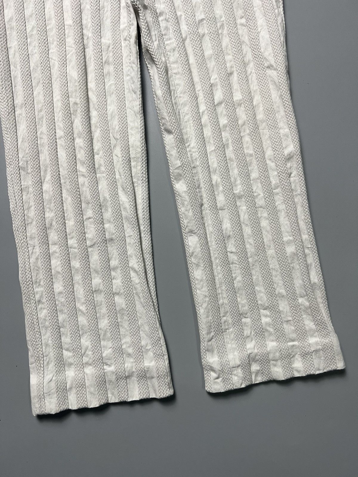 Issey Miyake × Pleats Please Issey Miyake × Vintage Vintage IsseyMiyake Striped Bones Pants Size US 30 / EU 46 - 2 Thumbnail