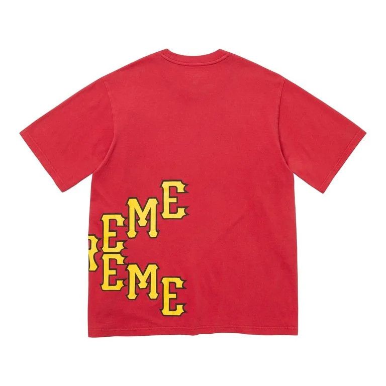 Supreme Cracked Spellout S/S Top Size US XL / EU 56 / 4 - 2 Thumbnail