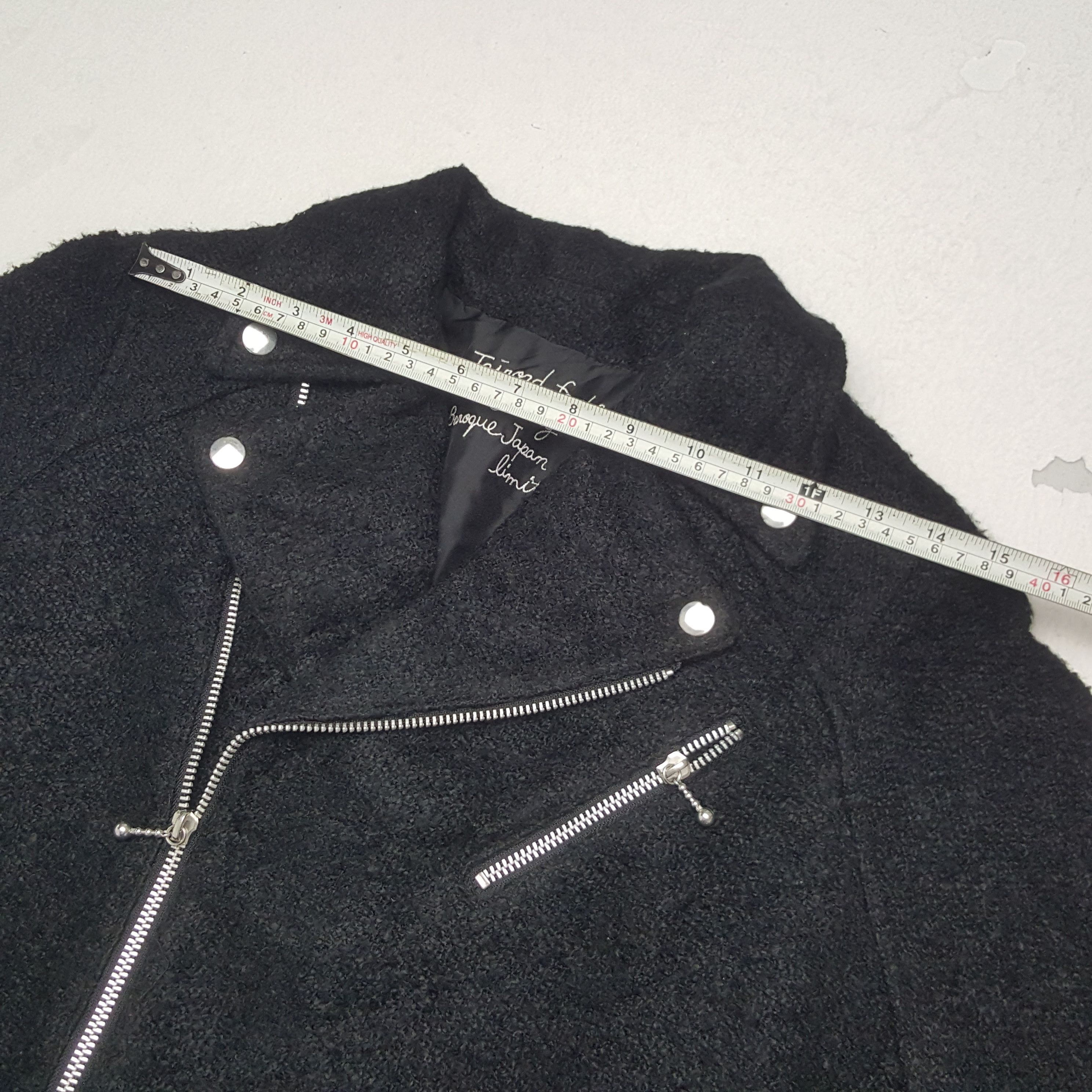 MOUSSY × Vintage Vintage Moussy Japanese Punk Style Wool Zipper Jacket Size US S / EU 44-46 / 1 - 6 Thumbnail