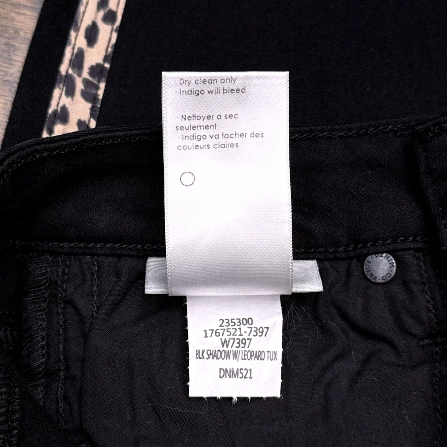 Paige Paige Hoxton Jeans Womens 25 Black High Rise Skinny Flawless Fit New Size 42" / US 20 - 7 Thumbnail