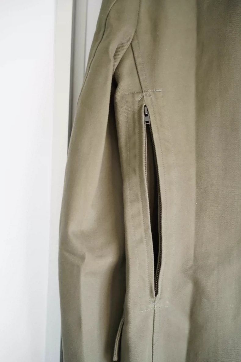Yohji Yamamoto Yohji Yamamoto Yohji Yamamoto Olive Green Zip Blazer Size US M / EU 48-50 / 2 - 3 Thumbnail