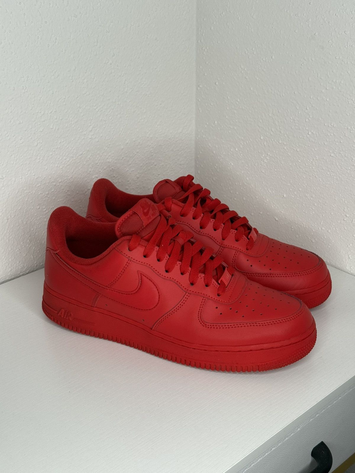 Nike Nike Air Force 1 Low Triple Red Size US 11 / EU 44 - 1 Thumbnail