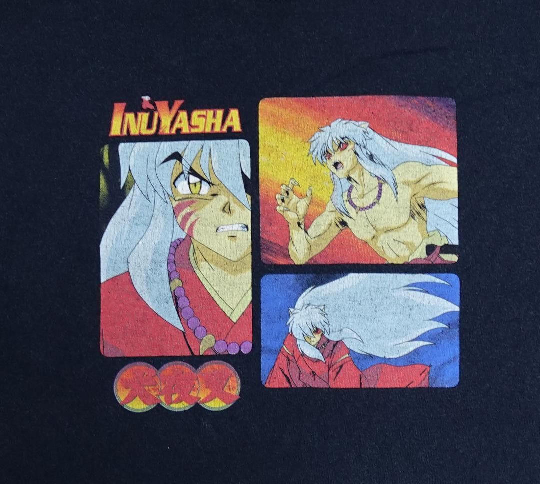 Anime 2003 犬夜叉 Tシャツ アニメ 00's ビンテージ Size US XXS / EU 40 - 2 Thumbnail