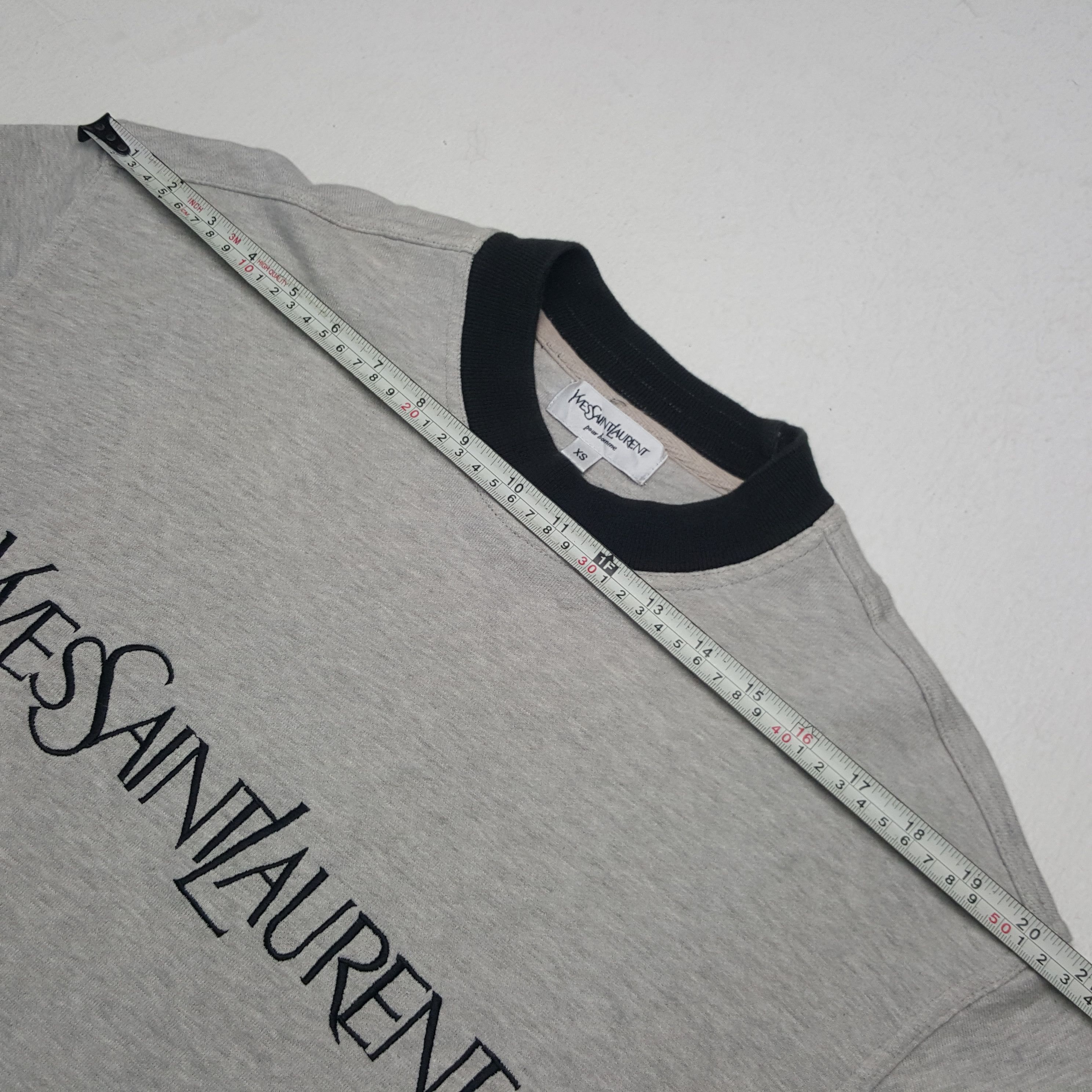 Vintage × Yves Saint Laurent Vintage Yves Saint Laurent Italian Brand Sweatshirt Size US S / EU 44-46 / 1 - 5 Thumbnail