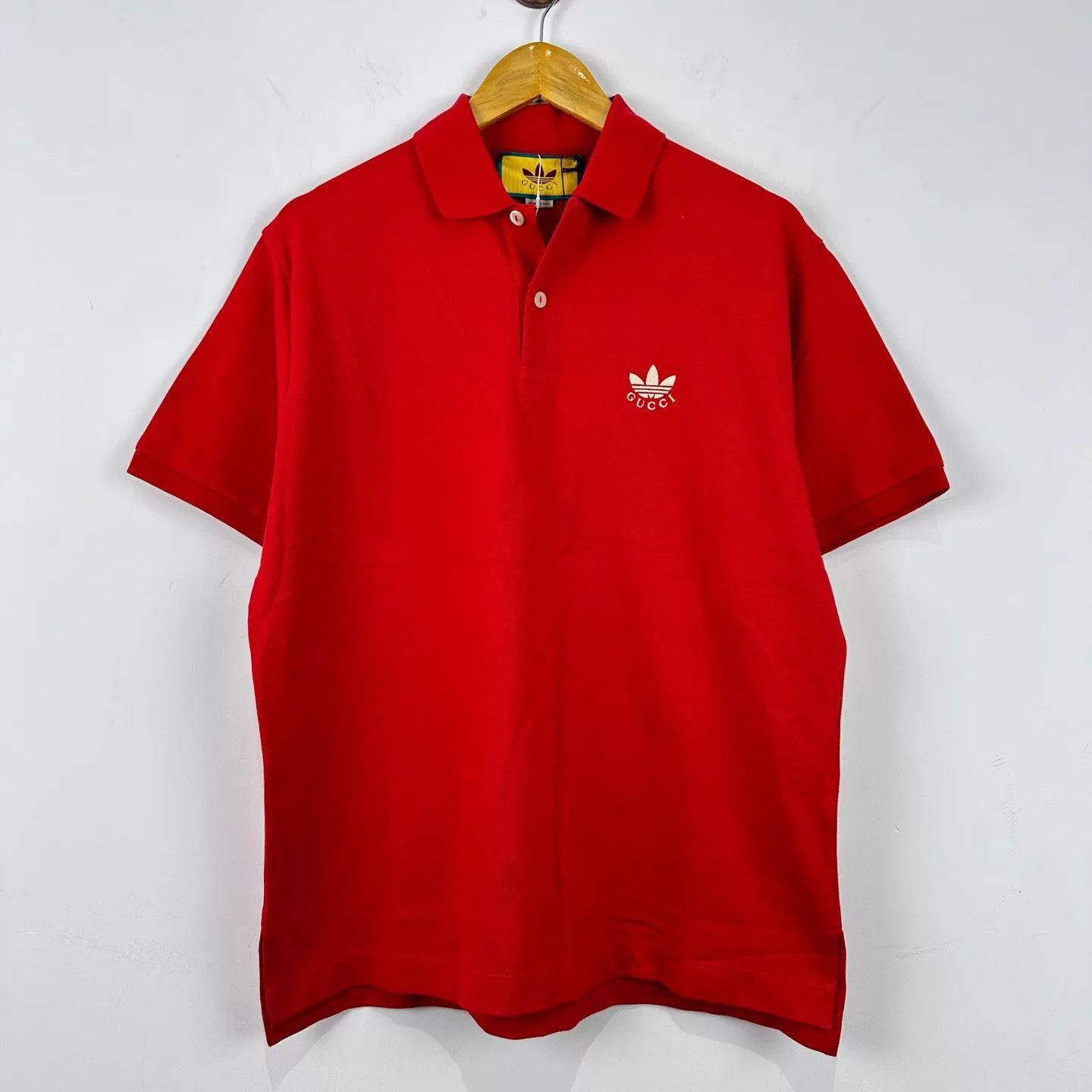 Gucci Gucci x adidas short-sleeve Polo shirt Medium Size US M / EU 48-50 / 2 - 1 Thumbnail