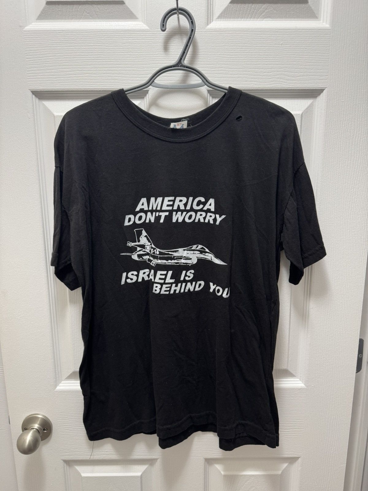 Prince Don’t Worry America Israel Is Behind You Vintage Jet War Size US XL / EU 56 / 4 - 1 Thumbnail