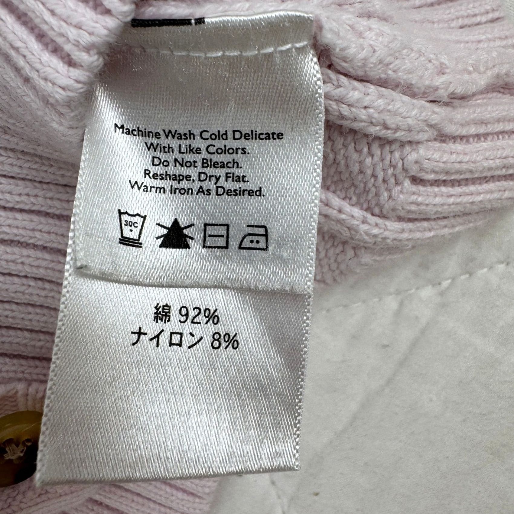 Eddie Bauer Eddie Bauer Womens Pink Cable Knit Cotton Blend Cardigan Sweater S Preppy Barbie Vintage Size S / US 4 / IT 40 - 4 Thumbnail
