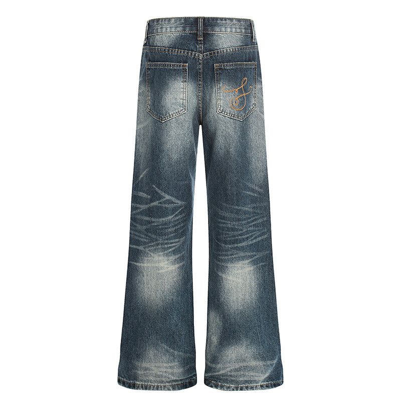 Jean American retro low-rise straight leg flared jeans for men Size US 32 / EU 48 - 2 Thumbnail