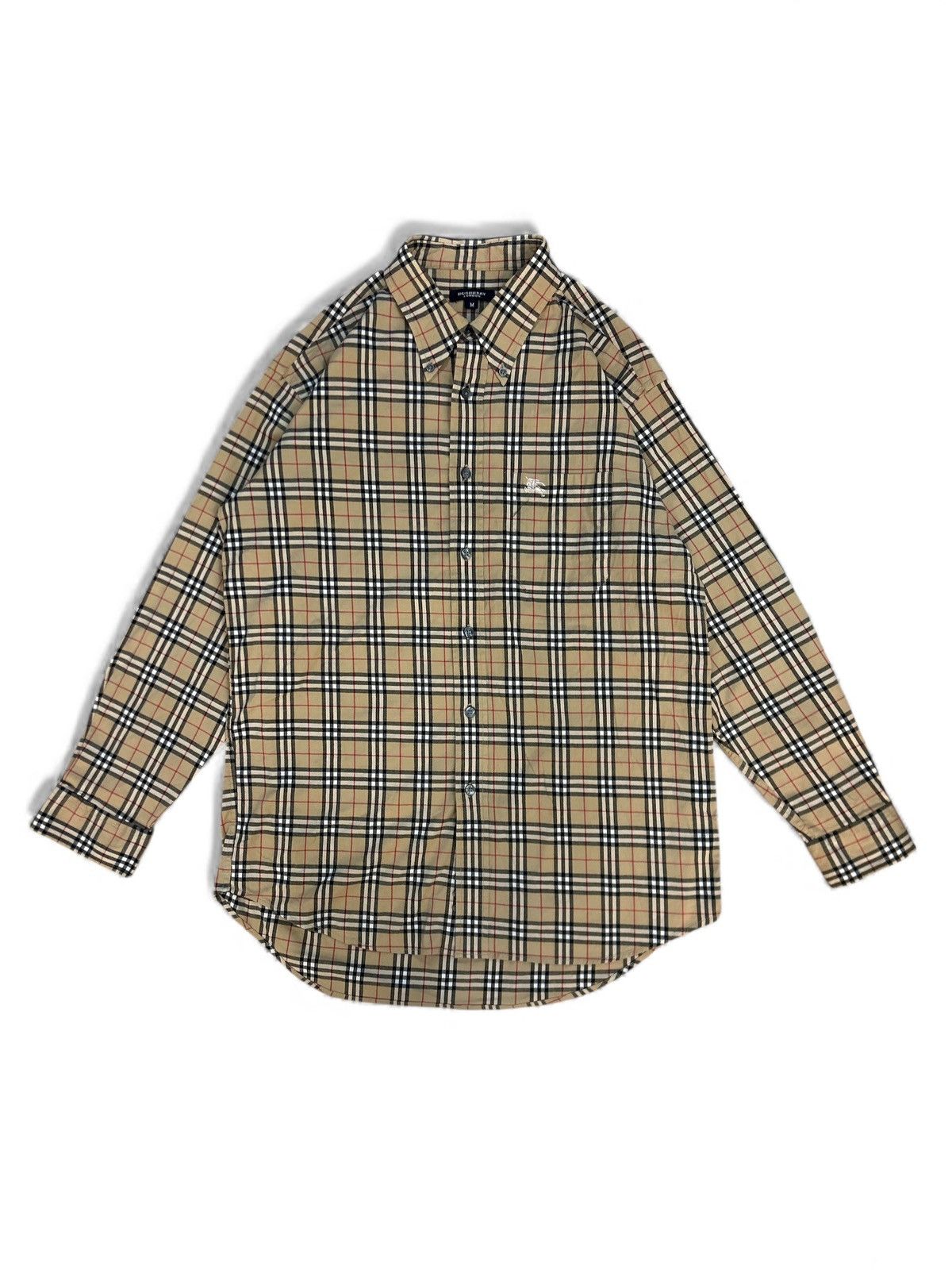 Burberry 👔 Classic Burberry London Nova Check Flannel Shirt Size US M / EU 48-50 / 2 - 1 Thumbnail