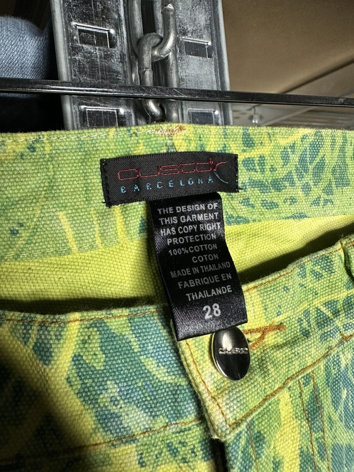 Custo Barcelona Custo Barcelona Bootcut Abstract Print Flared Pants Y2K Art Size 28" / US 6 / IT 42 - 3 Thumbnail