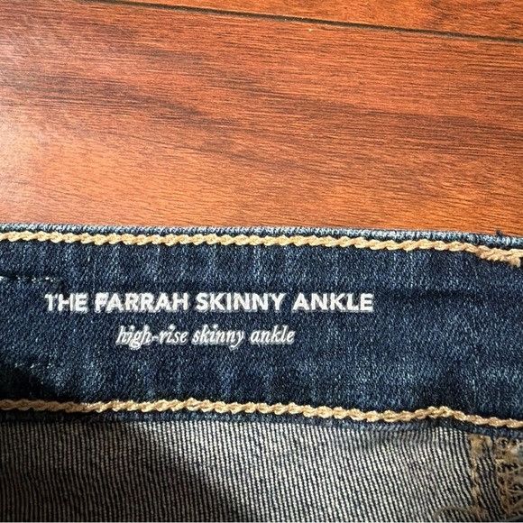 AG Adriano Goldschmied AG Adriano Goldschmied Dark Blue The Farrah Skinny Jeans 26 Size 26" / US 2 / IT 38 - 5 Thumbnail