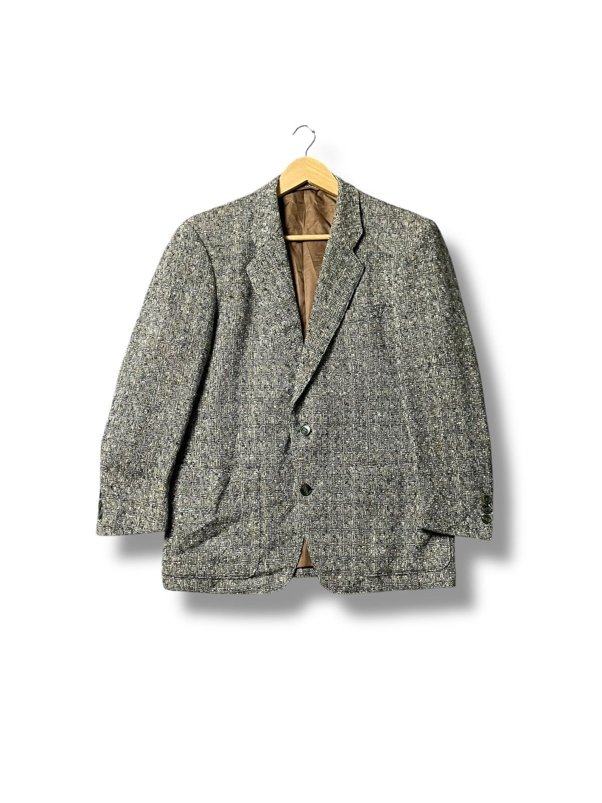 Christian Dior Monsieur × Designer × Vintage Christian Dior Vintage Tweed Wool Blazer (44) Size US M / EU 48-50 / 2 - 1 Thumbnail