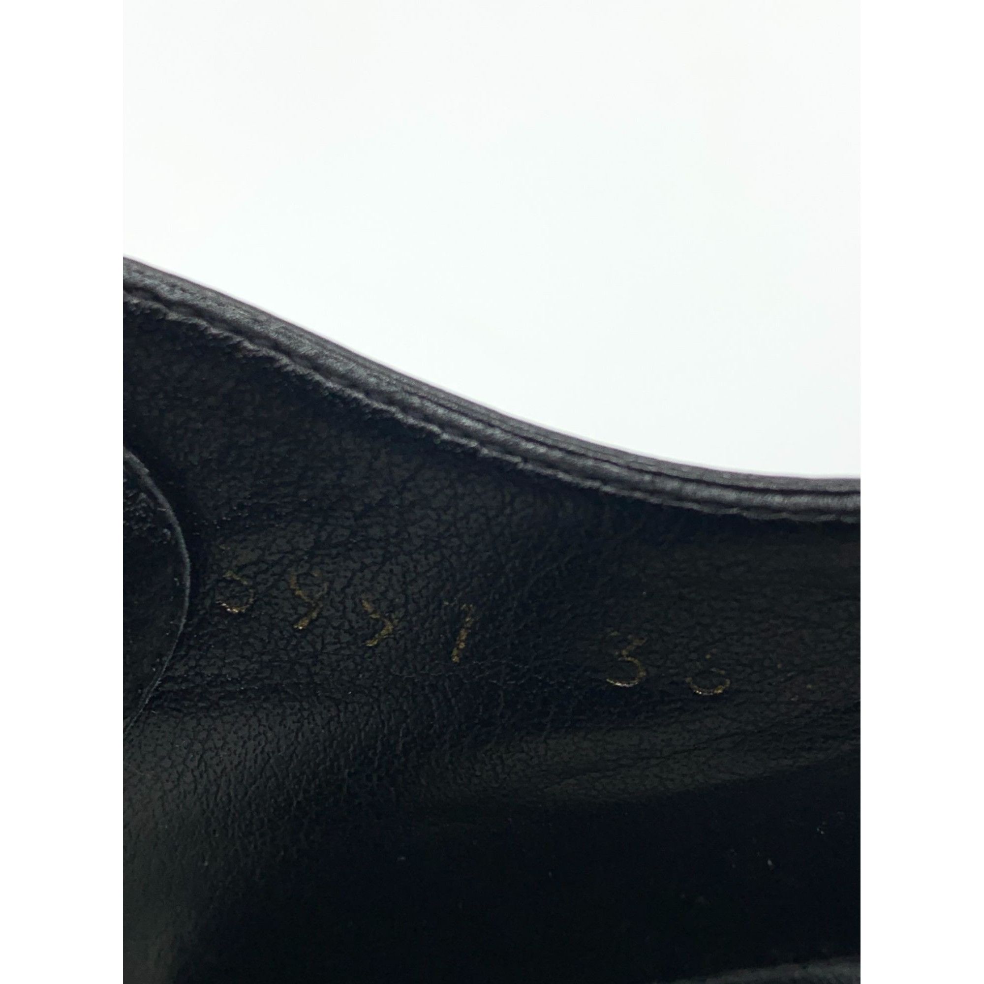 Stella McCartney H9331 Stella McCartney Black Faux Leather Platform Lace-Up S Size US 6.5 / IT 36.5 - 6 Thumbnail