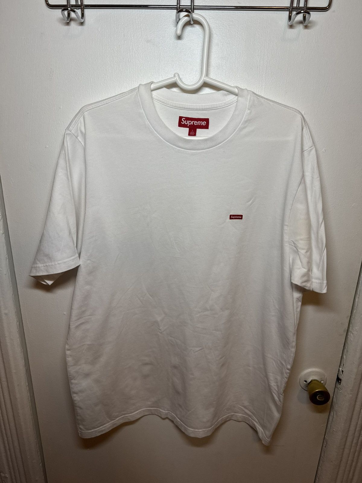 Supreme Supreme box logo white tee L Size US L / EU 52-54 / 3 - 1 Thumbnail