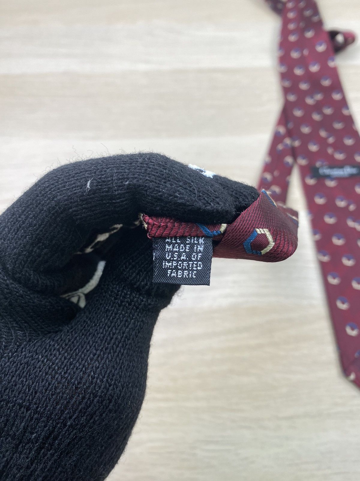 Christian Dior Monsieur Christian Dior Monsieur Silk Tie T104 Size ONE SIZE - 6 Thumbnail