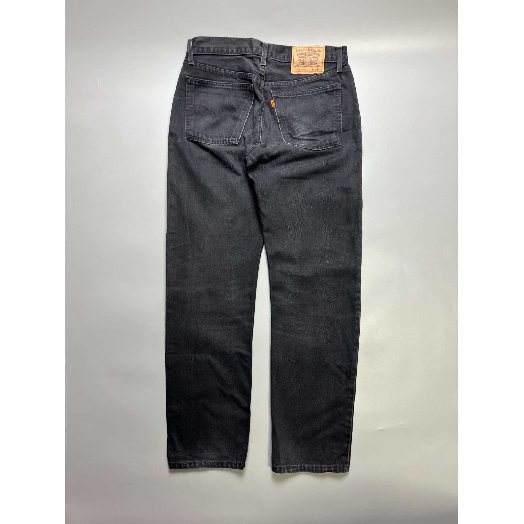 Levi's Vintage Clothing Levi’s 615 Orange Tab Vintage Black Denim Jeans (Y1050) Size US 33 - 10 Thumbnail