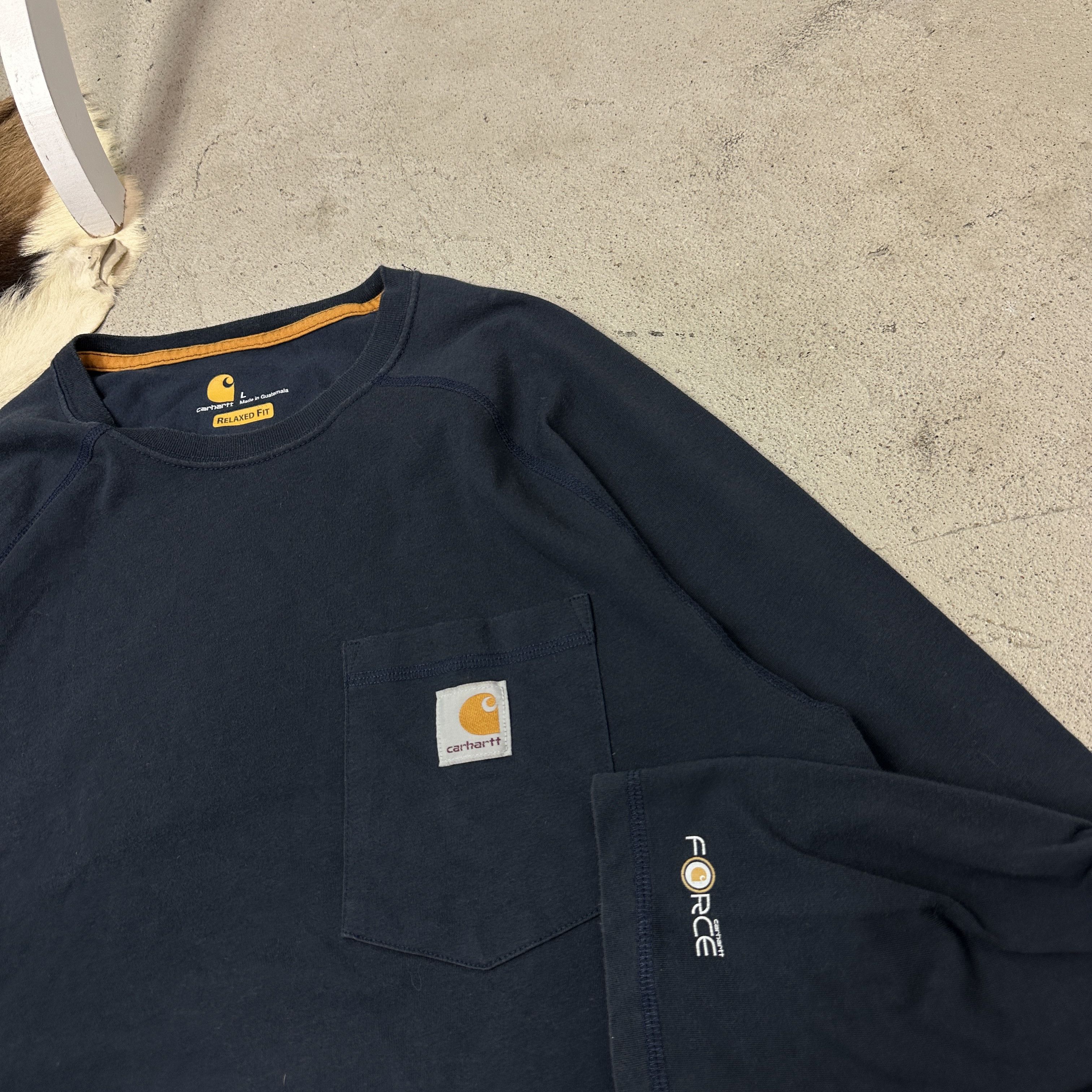 Carhartt Vintage Streetwear Sporty Skater Carhartt Longsleeve Y2K Size US L / EU 52-54 / 3 - 2 Thumbnail