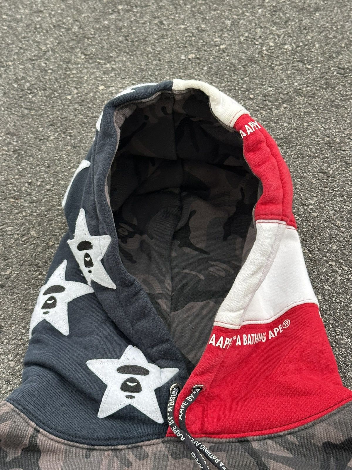 Aape AAPE by A Bathing Ape camouflage hoodie. Size US L / EU 52-54 / 3 - 6 Thumbnail