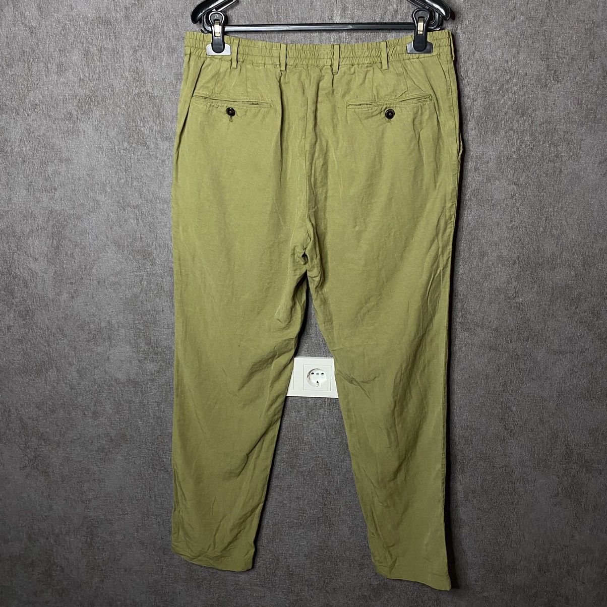 PT Torino PT Torino Slim-fit cotton and linen pants Size US 32 / EU 48 - 3 Thumbnail