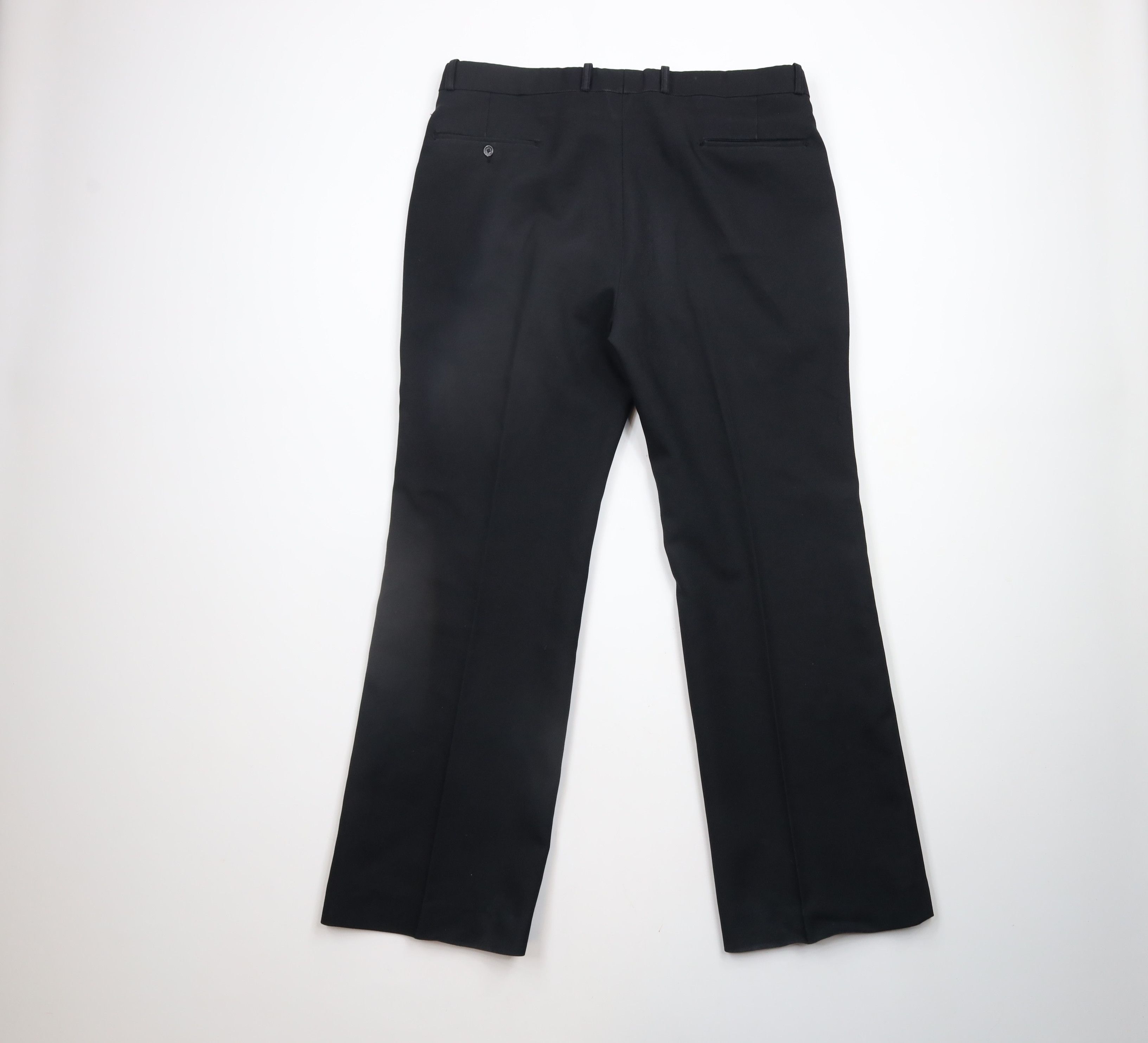 Vintage Vintage 70s Streetwear Bell Bottoms Chino Pants Black USA Size US 36 / EU 52 - 11 Thumbnail