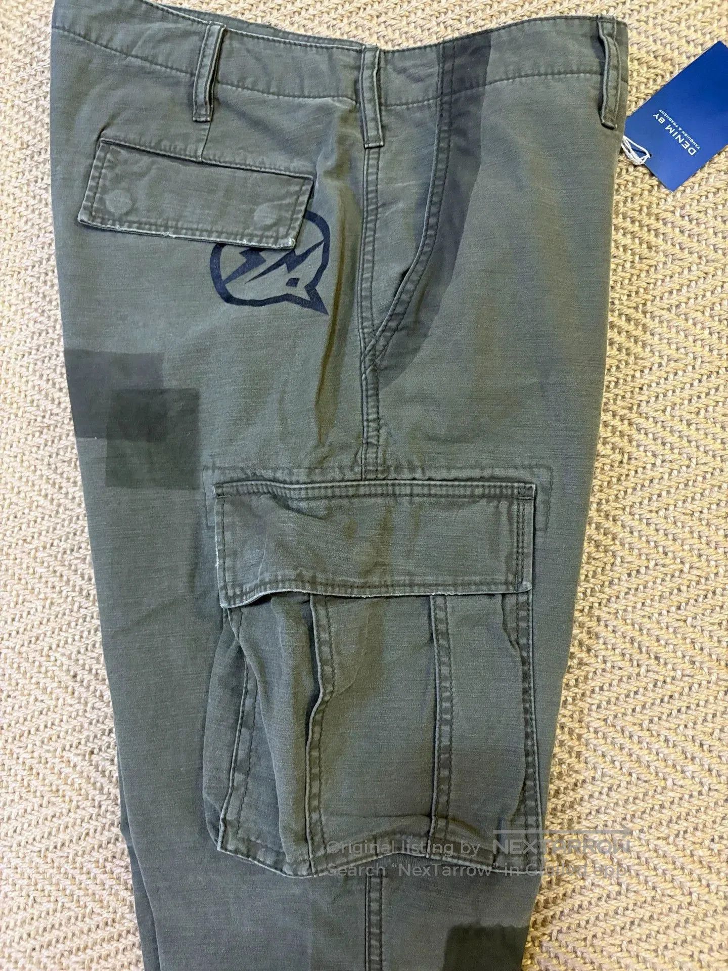 Vanquish denim cargo pants by vanquish & fragment. Size US 36 / EU 52 - 3 Thumbnail