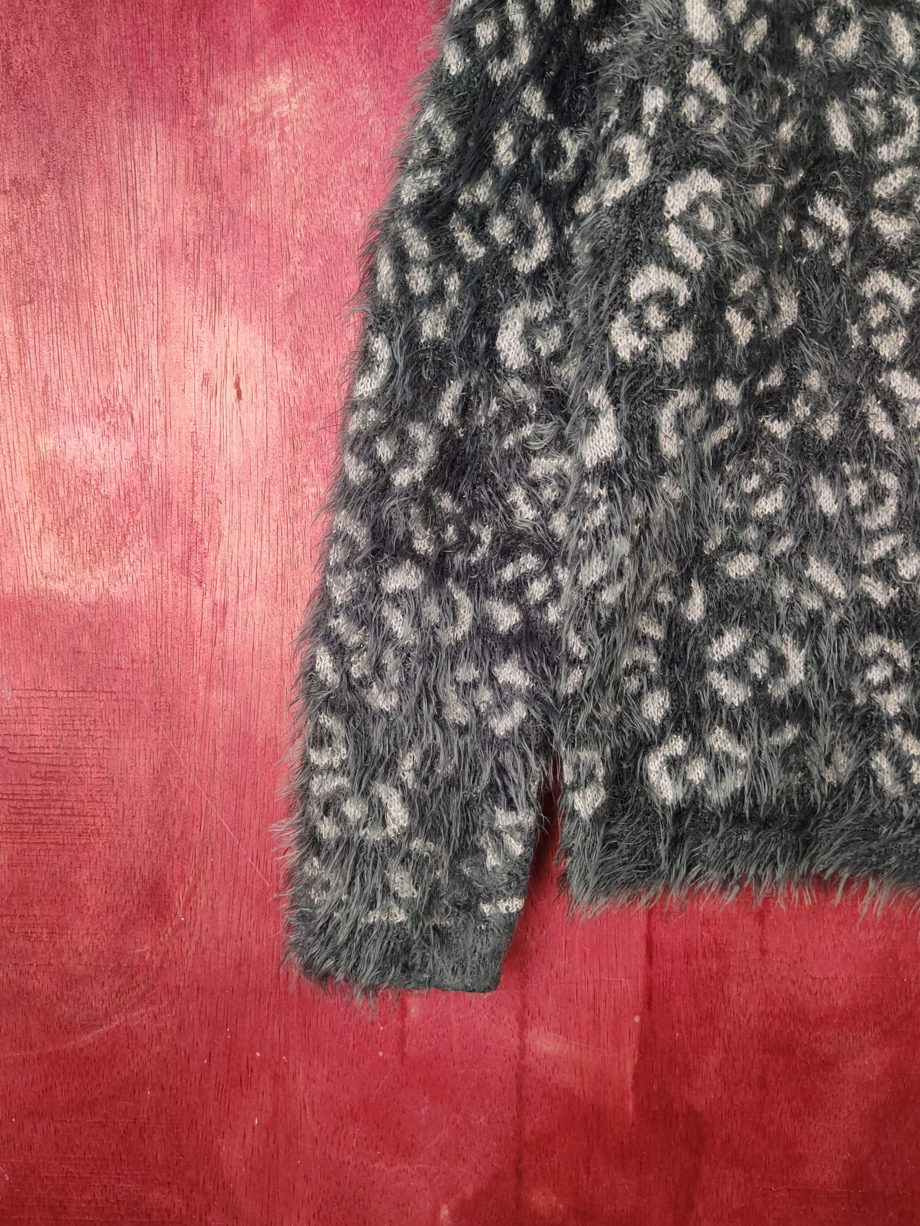 Japanese Brand × Vintage Walvote Olive Fur Mohair Knitwear Cardigan #S2085 Size M / US 6-8 / IT 42-44 - 4 Thumbnail