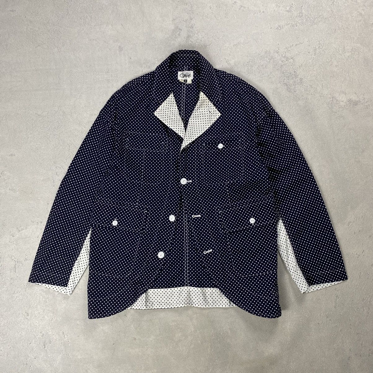 Comme des Garcons SS12 Ganryu Comme Des Garcons Deconstructed Polka Dot Jacket Size US S / EU 44-46 / 1 - 1 Thumbnail