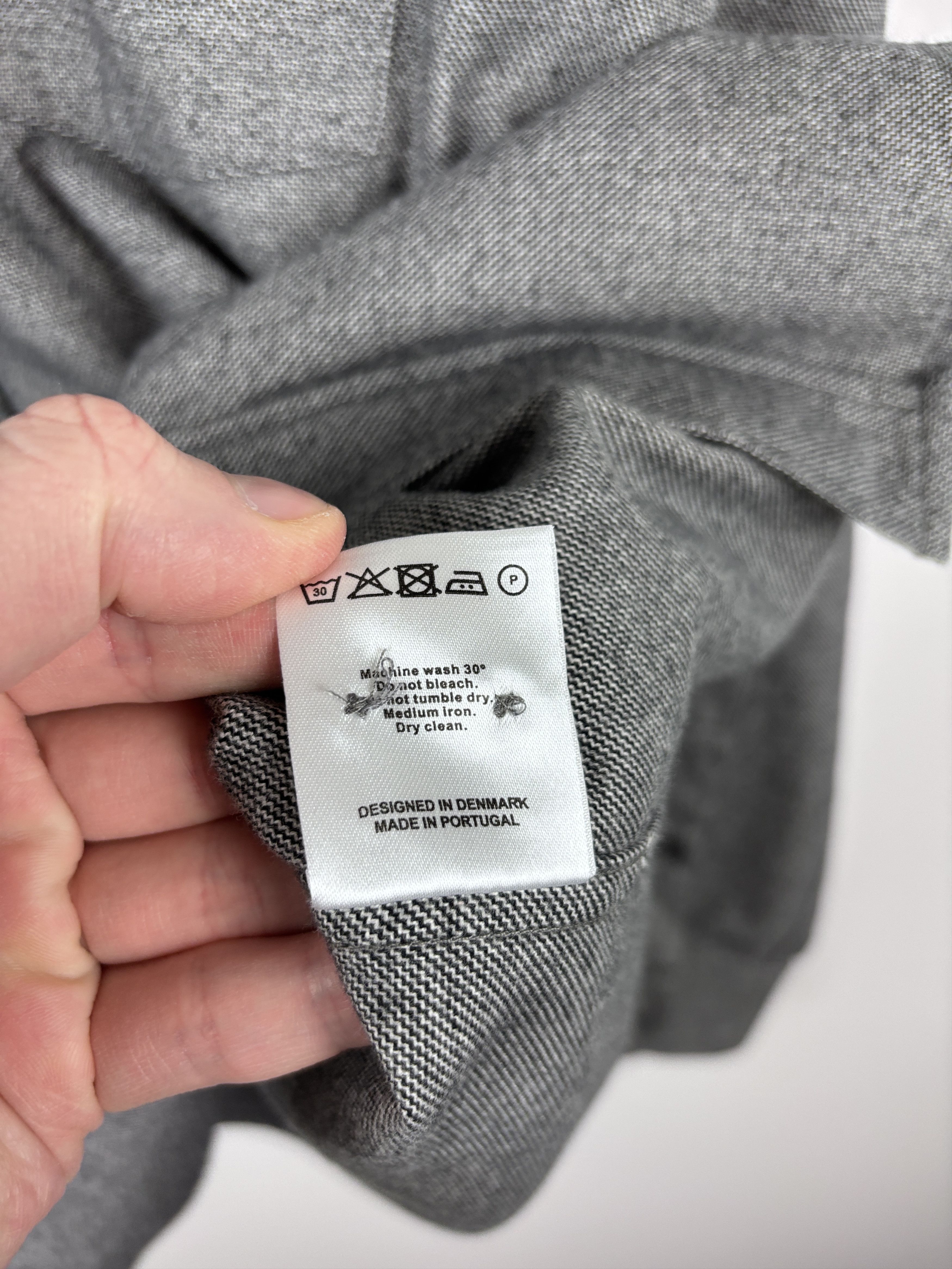 Other Klitmoller Collective Button Down Long Sleeve Shirt Gray M Size US M / EU 48-50 / 2 - 9 Thumbnail