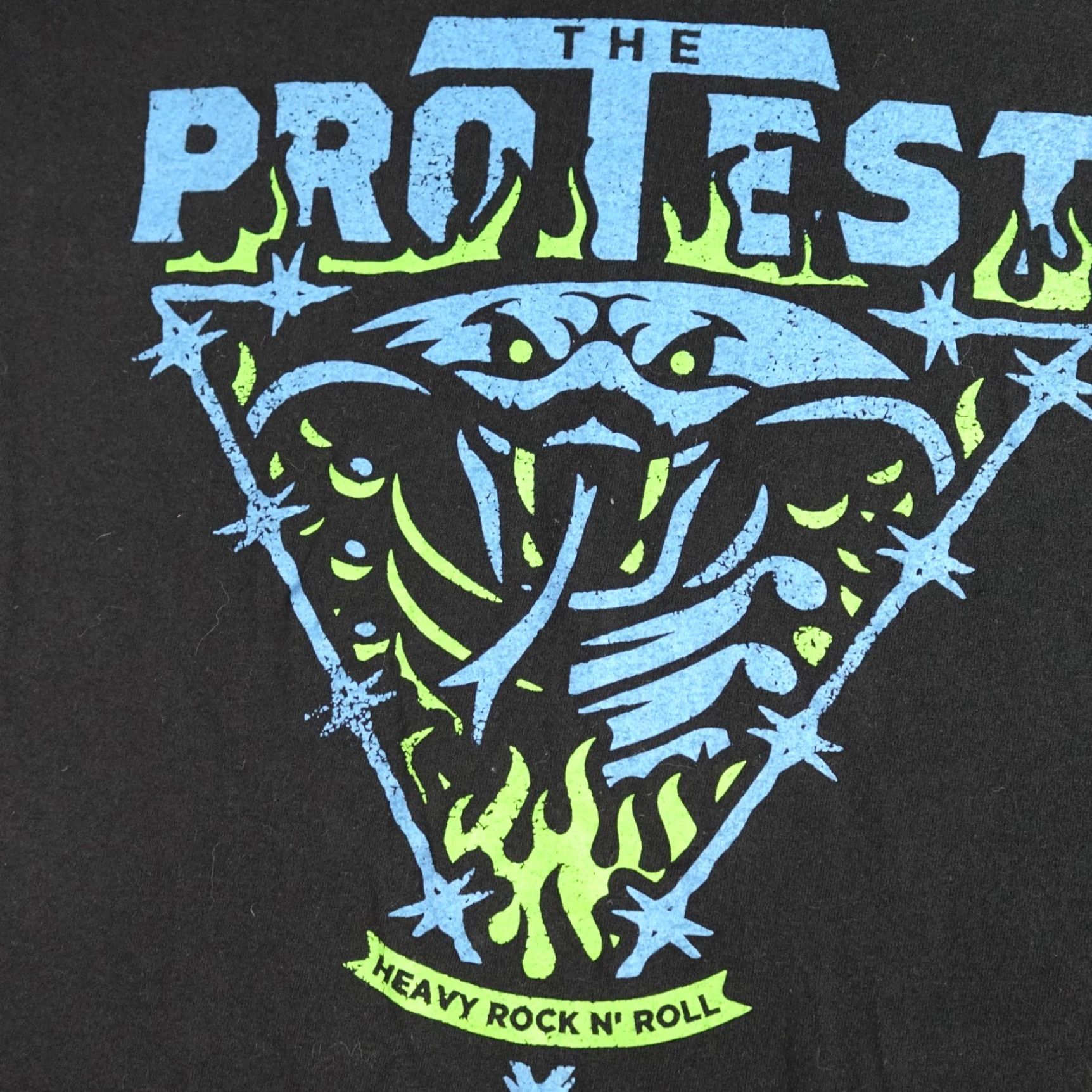 Vintage Nike Shirt Men XL Black The Protest Heavy Rock n Roll Cobra Band Size US XL / EU 56 / 4 - 2 Thumbnail