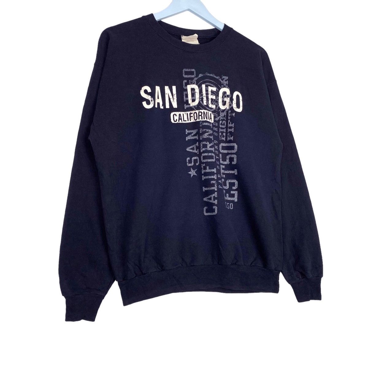 Hanes × Vintage Vintage Hanes San Diego Crewneck Sweatshirt Size M Size US M / EU 48-50 / 2 - 3 Thumbnail