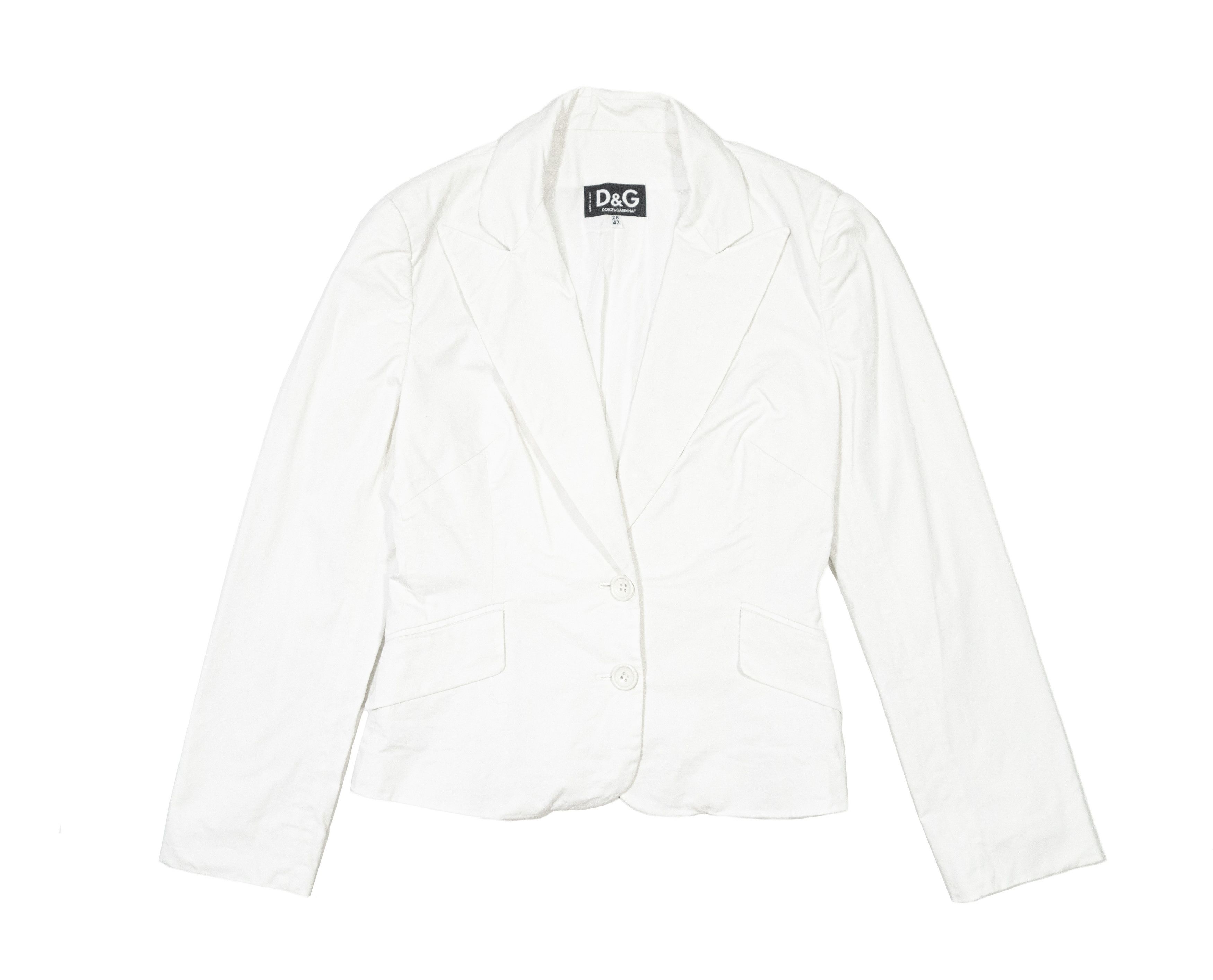 Dolce & Gabbana Short Two-Button Closure Classic Blazer Size M / US 6-8 / IT 42-44 - 1 Thumbnail