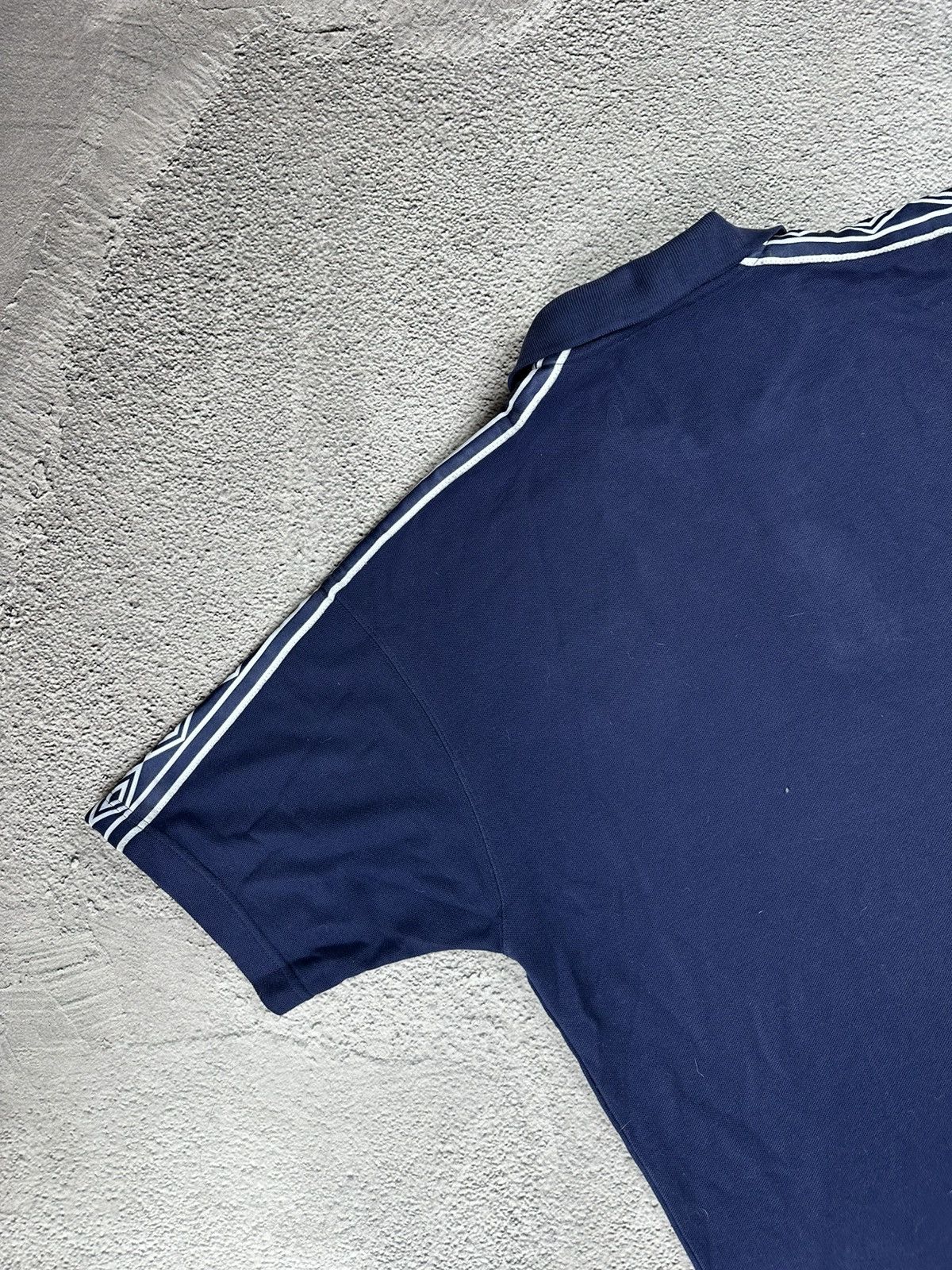 Umbro × Vintage Vintage Umbro England Three Lions Polo Shirt Navy Size US XL / EU 56 / 4 - 9 Thumbnail