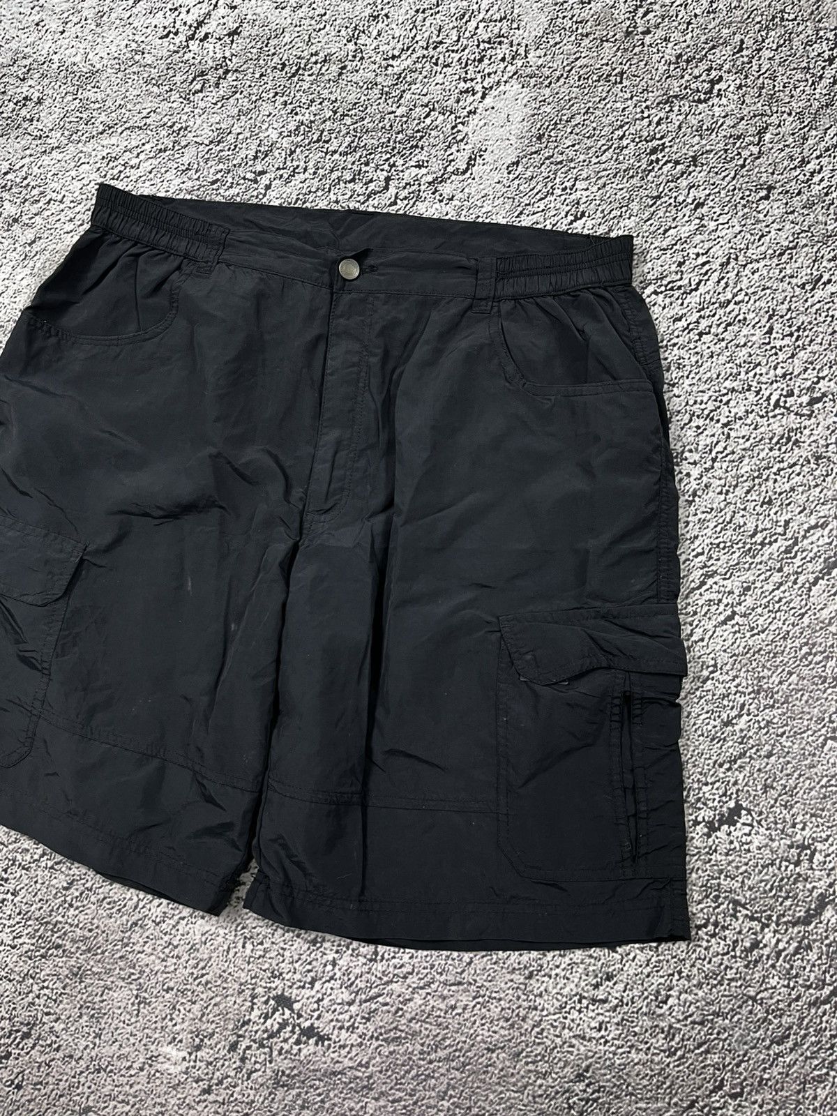 Japanese Brand Vintage Y2K Nylon Cargo Shorts casual streetwear Size US 36 / EU 52 - 3 Thumbnail