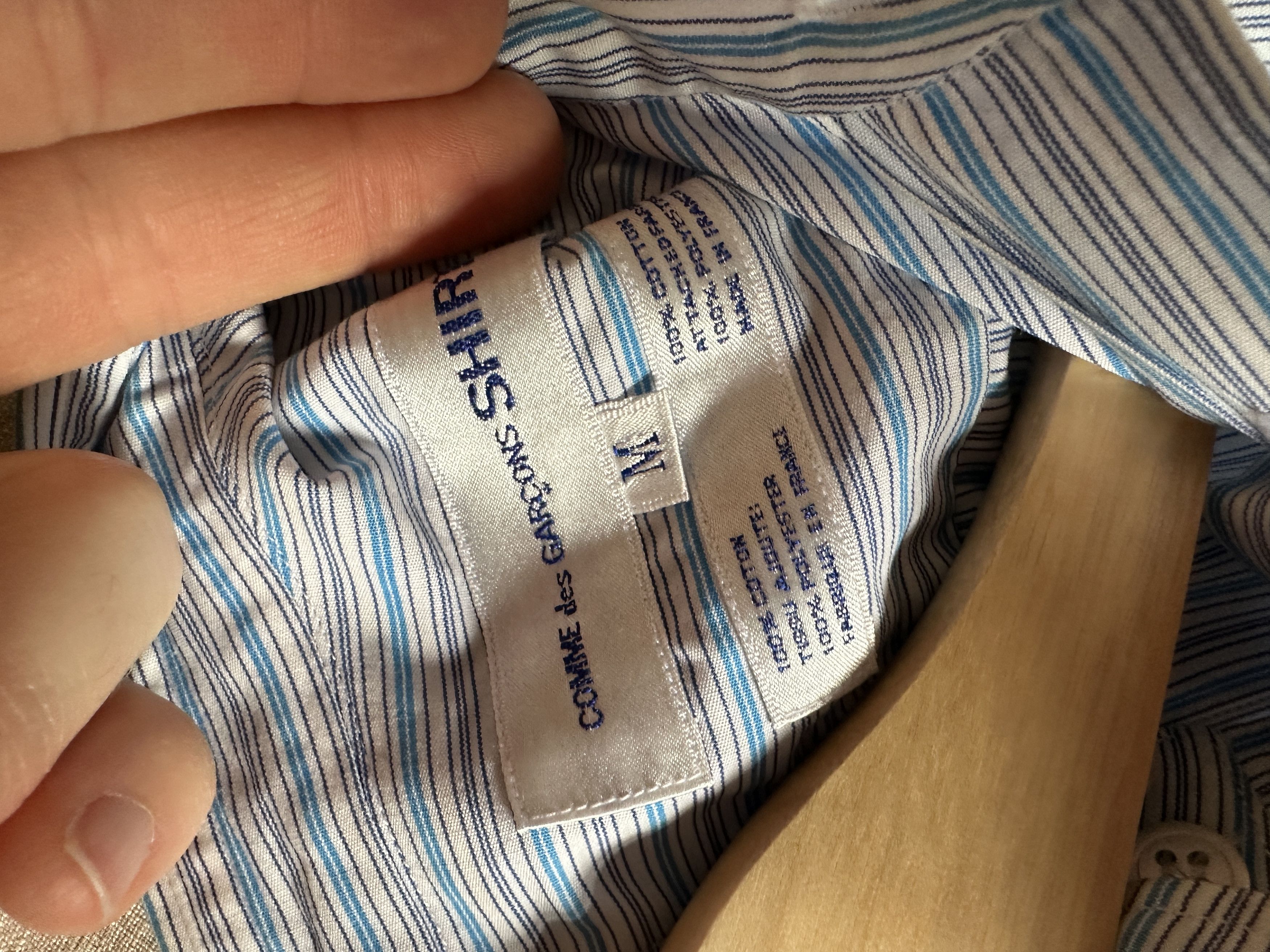 Comme des Garcons Comme des Garcons SHIRT Abstract Stripe Button Up Shirt Size US M / EU 48-50 / 2 - 5 Thumbnail