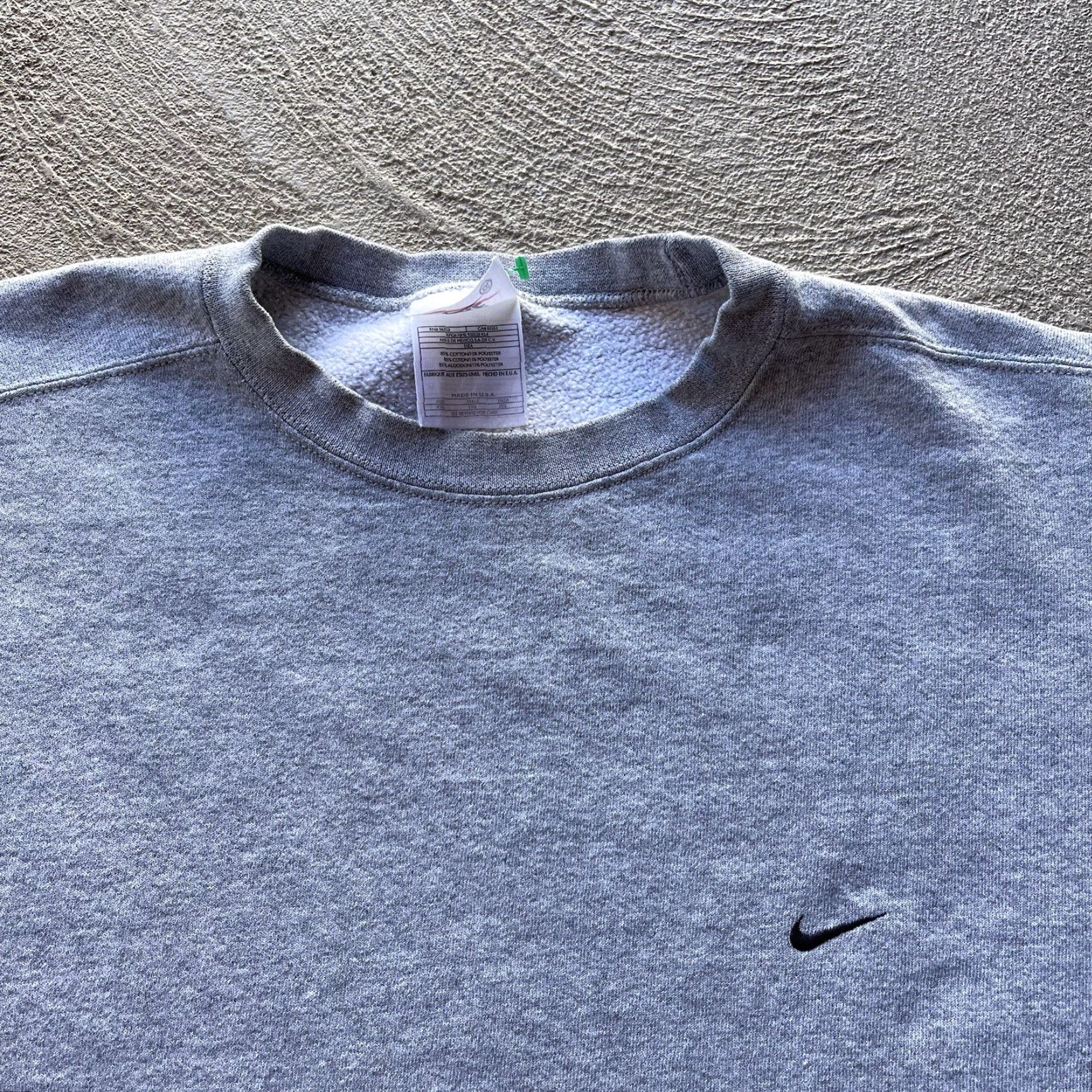 Nike Vintage Nike Sweatshirt Mens 2XL Gray Crew Neck Sweater Stretch Gym Swoosh 90s Size US XXL / EU 58 / 5 - 2 Thumbnail