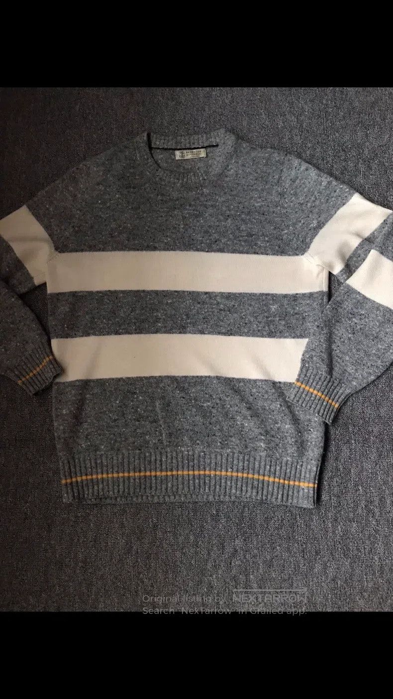 Brunello Cucinelli Brunello Cucinelli Cashmere Sweater, Cashmere and Wool Mat Size US M / EU 48-50 / 2 - 3 Thumbnail