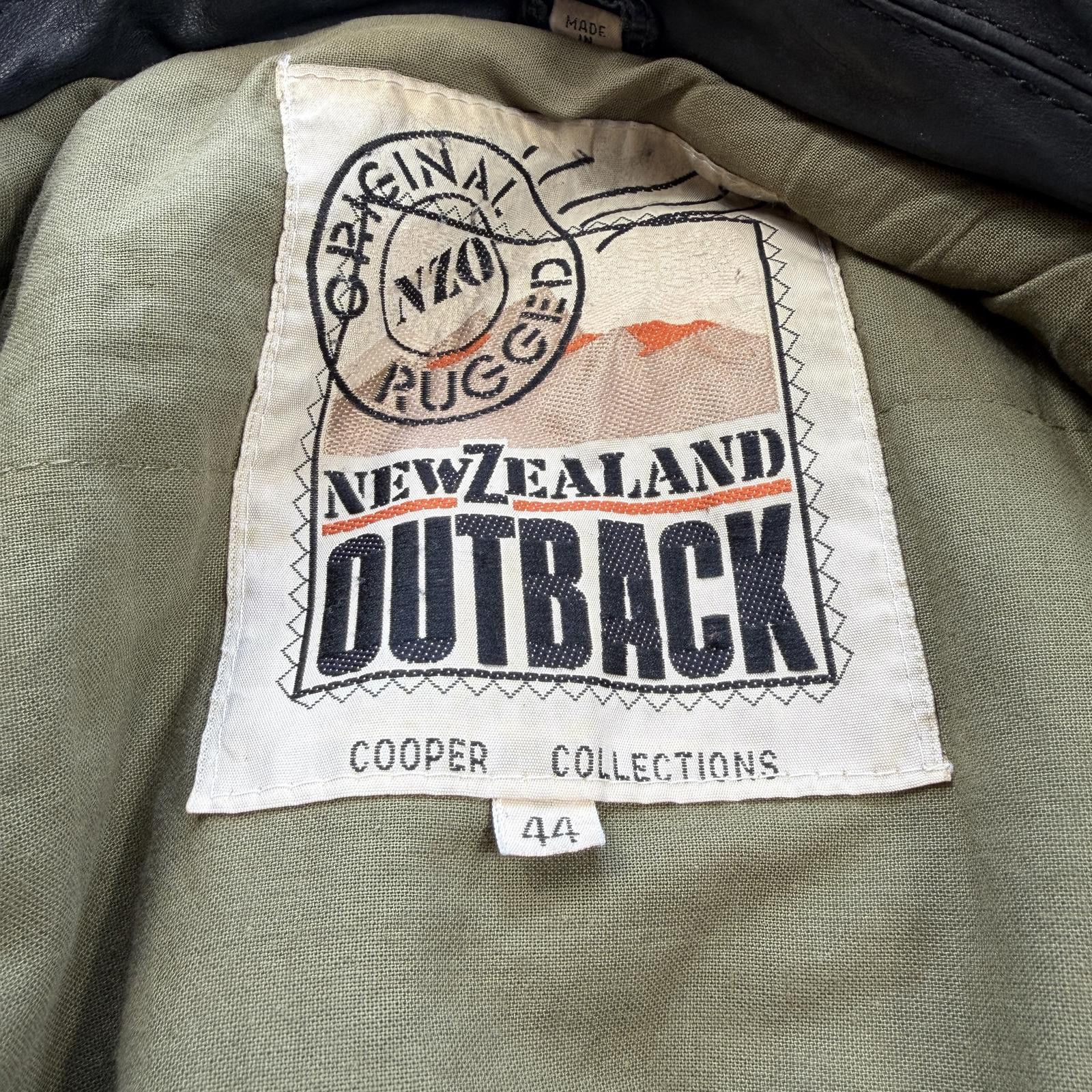 New Zealand Outback Vintage 90s New Zealand Outback Genuine Leather Jacket XL Size US XL / EU 56 / 4 - 4 Thumbnail
