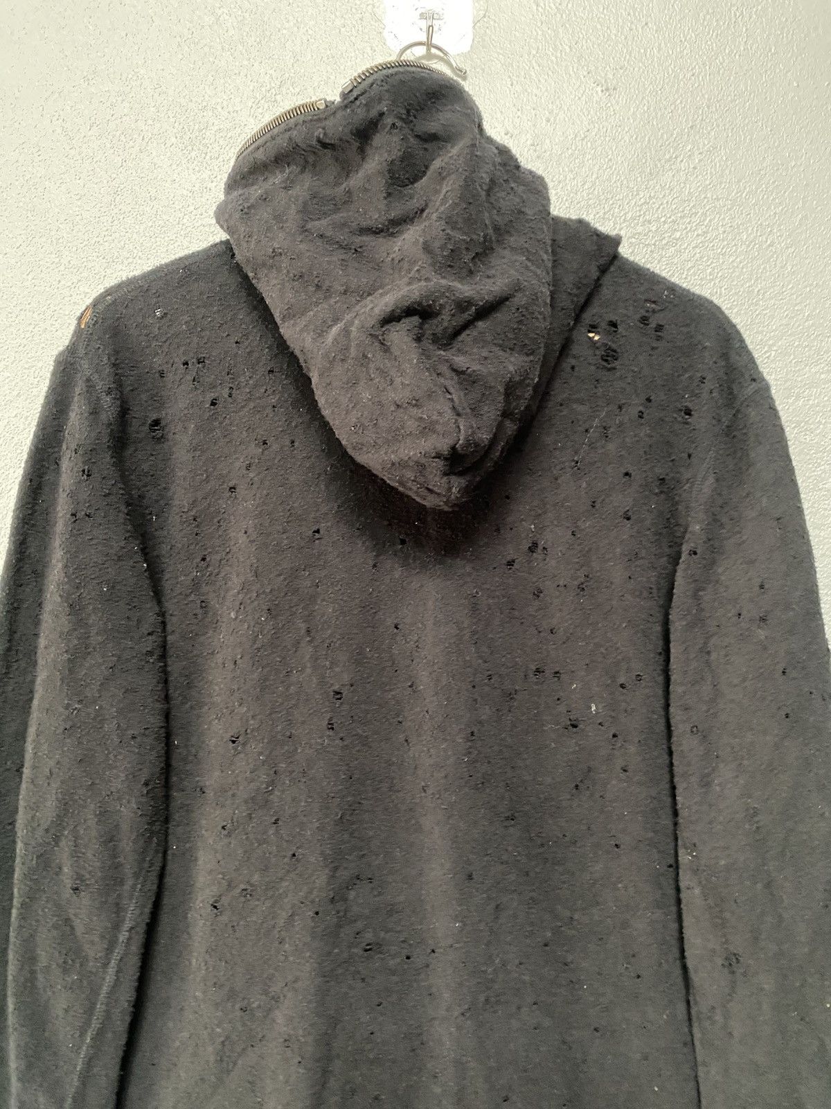 junhashimoto Junhashimoto distressed hoodie full zipper J5 Size US L / EU 52-54 / 3 - 10 Thumbnail
