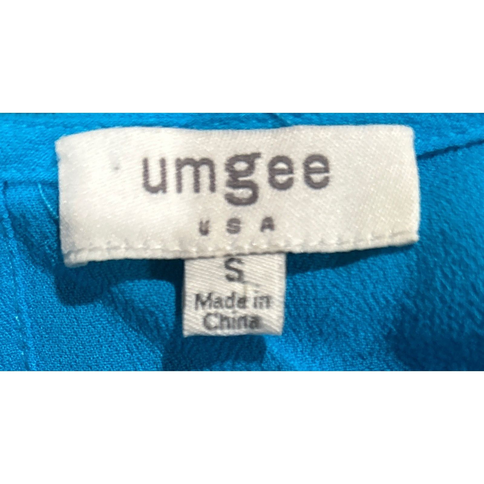 Other UMGEE BRIGHT TURQUOISE BLUE SHORT SLEEVE DRESS SM. Size S / US 4 / IT 40 - 9 Thumbnail